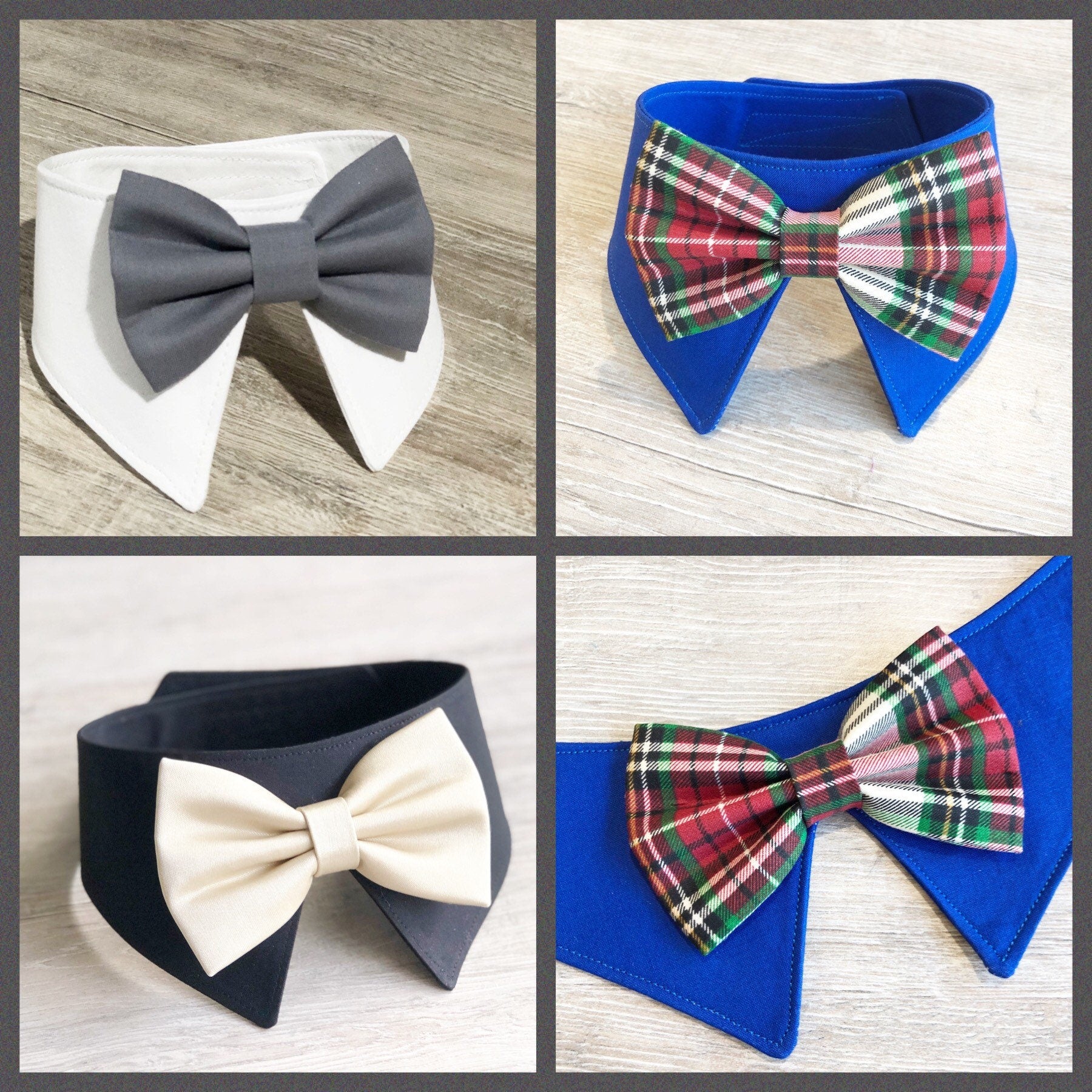 Dog Bowtie Collar Tuxedo