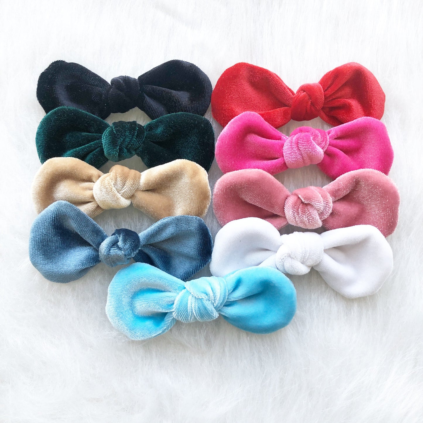 Velvet Dog hair bow