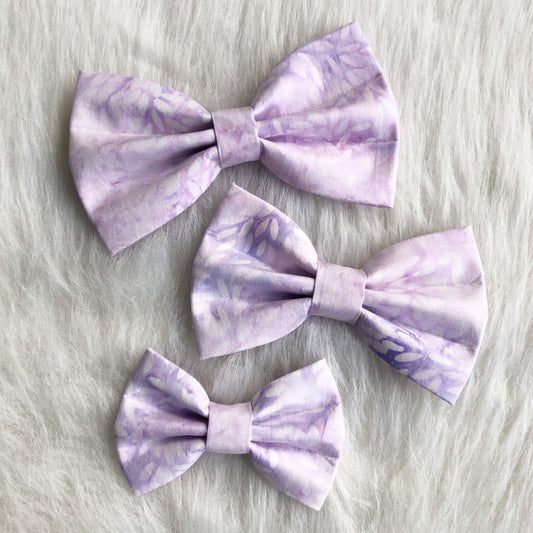 Soft Purple, dog bow tie, pet accessories, dog accessories, dog collar, pet bow tie, spring bow, Spring bowtie, summer bow tie