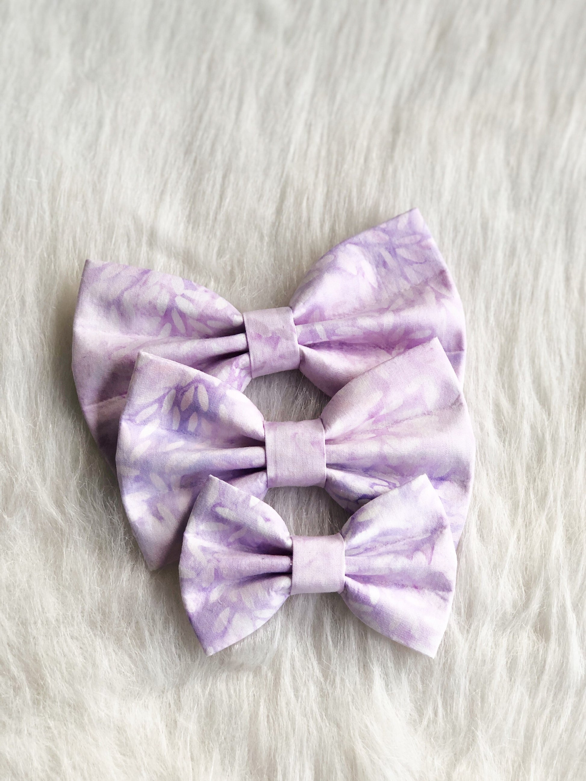 Soft Purple, dog bow tie, pet accessories, dog accessories, dog collar, pet bow tie, spring bow, Spring bowtie, summer bow tie