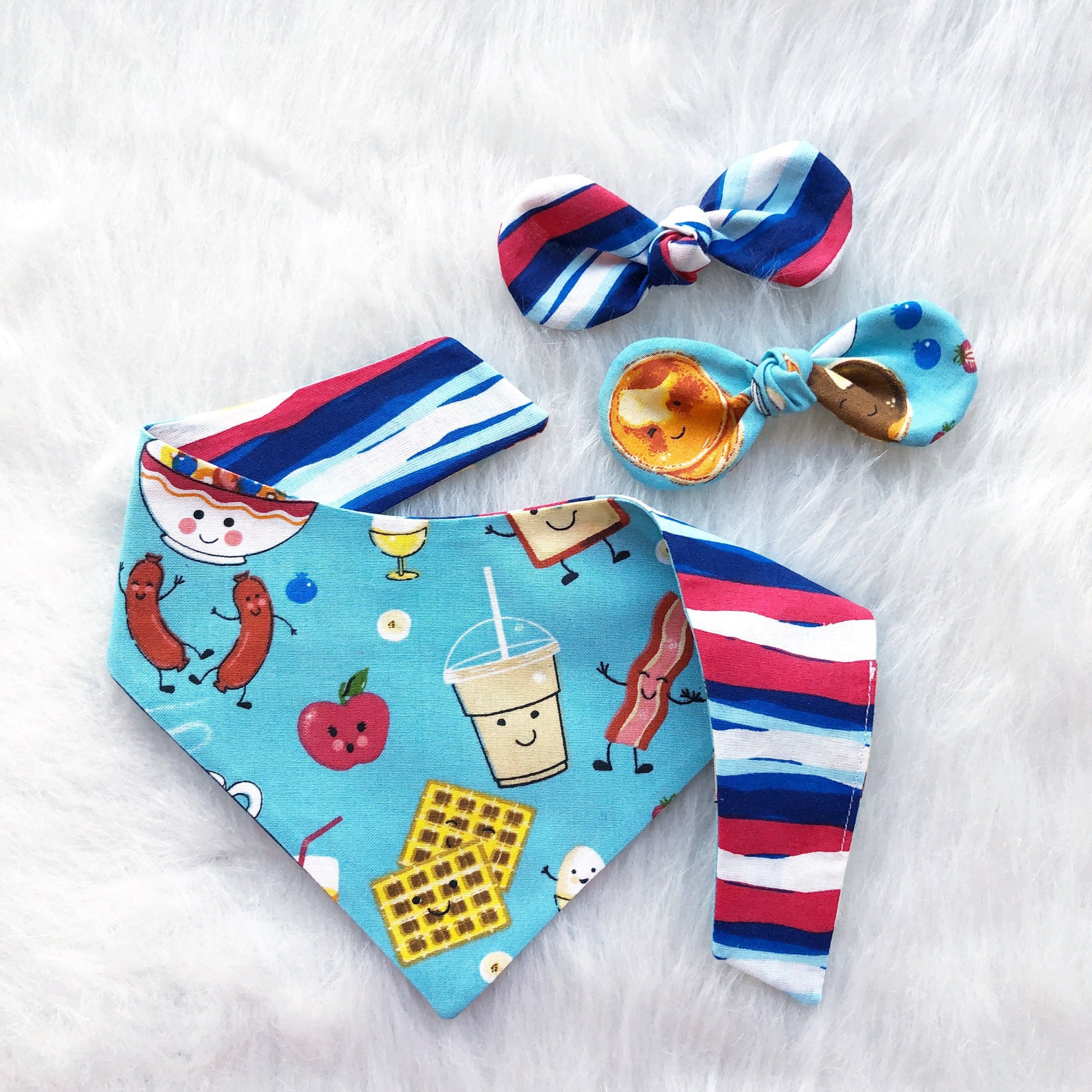 Breakfast Party Dog Bandana