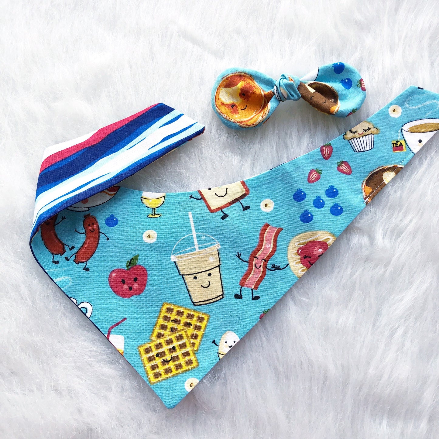 Breakfast Party Dog Bandana