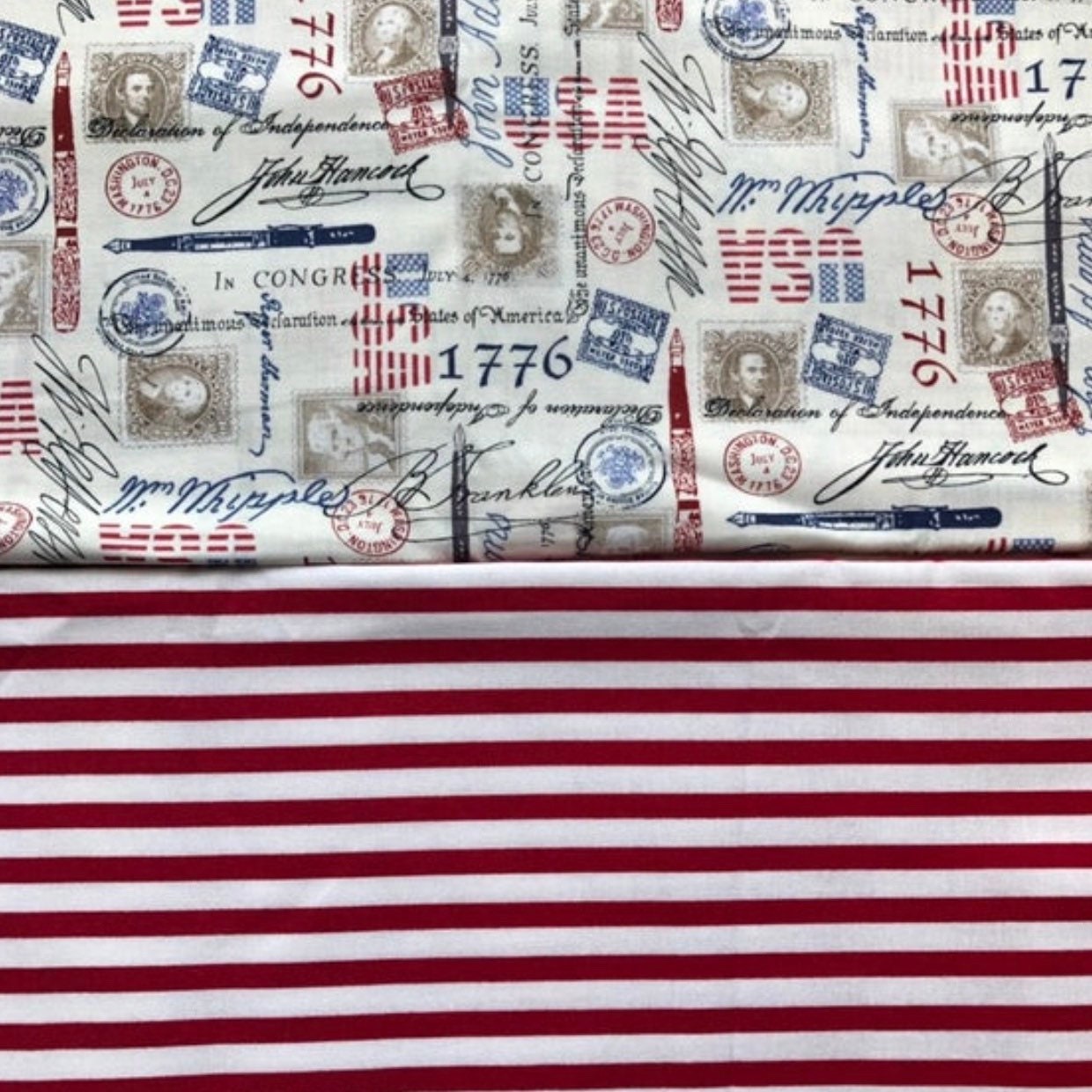 Patriotic Stripe Dog Bandana