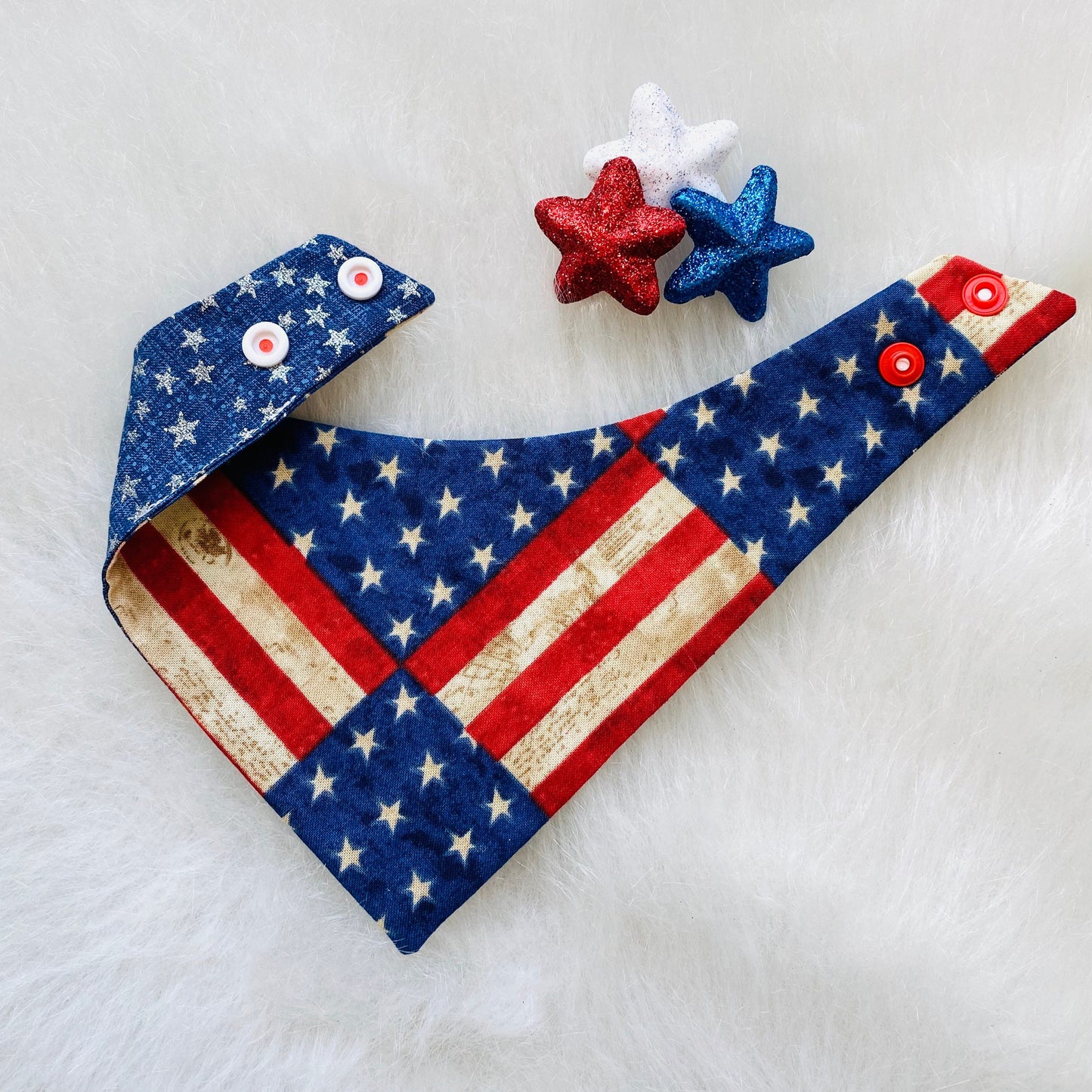 American Flag Dog Bandana