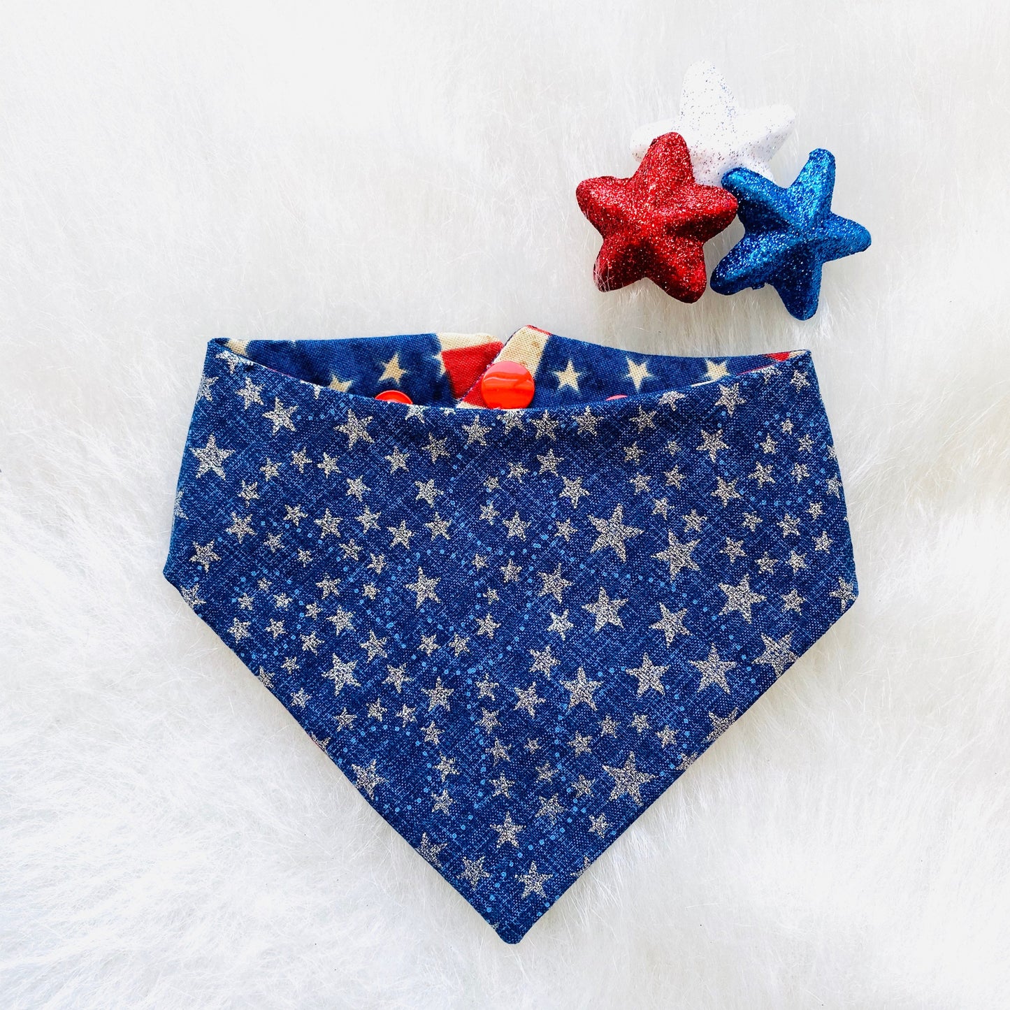 American Flag Dog Bandana