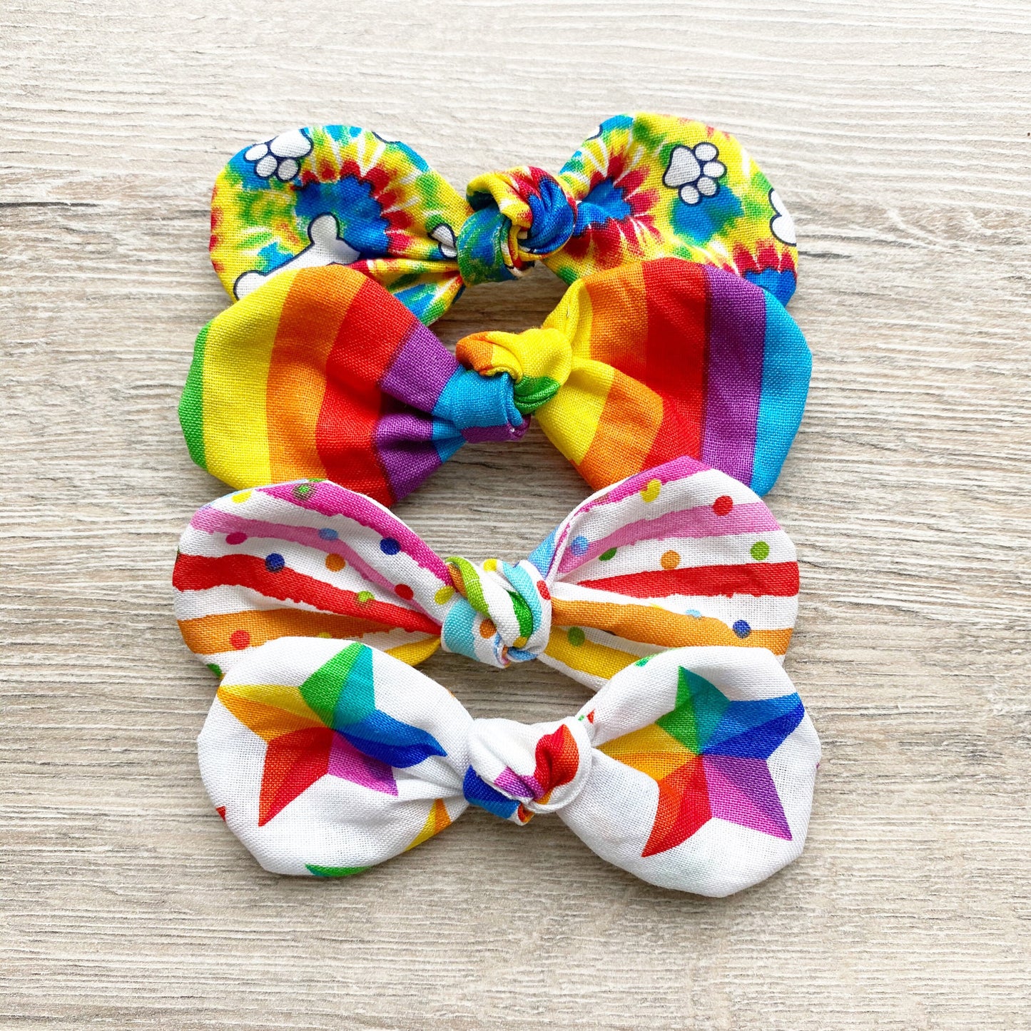 Pride Dog hair bows
