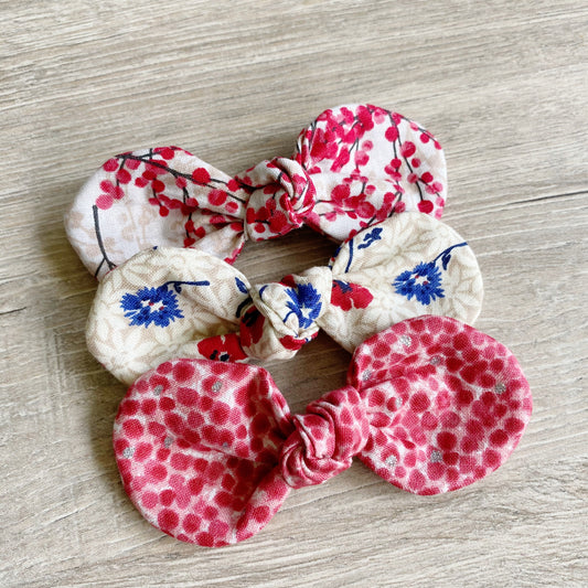Floral Dog hair bow