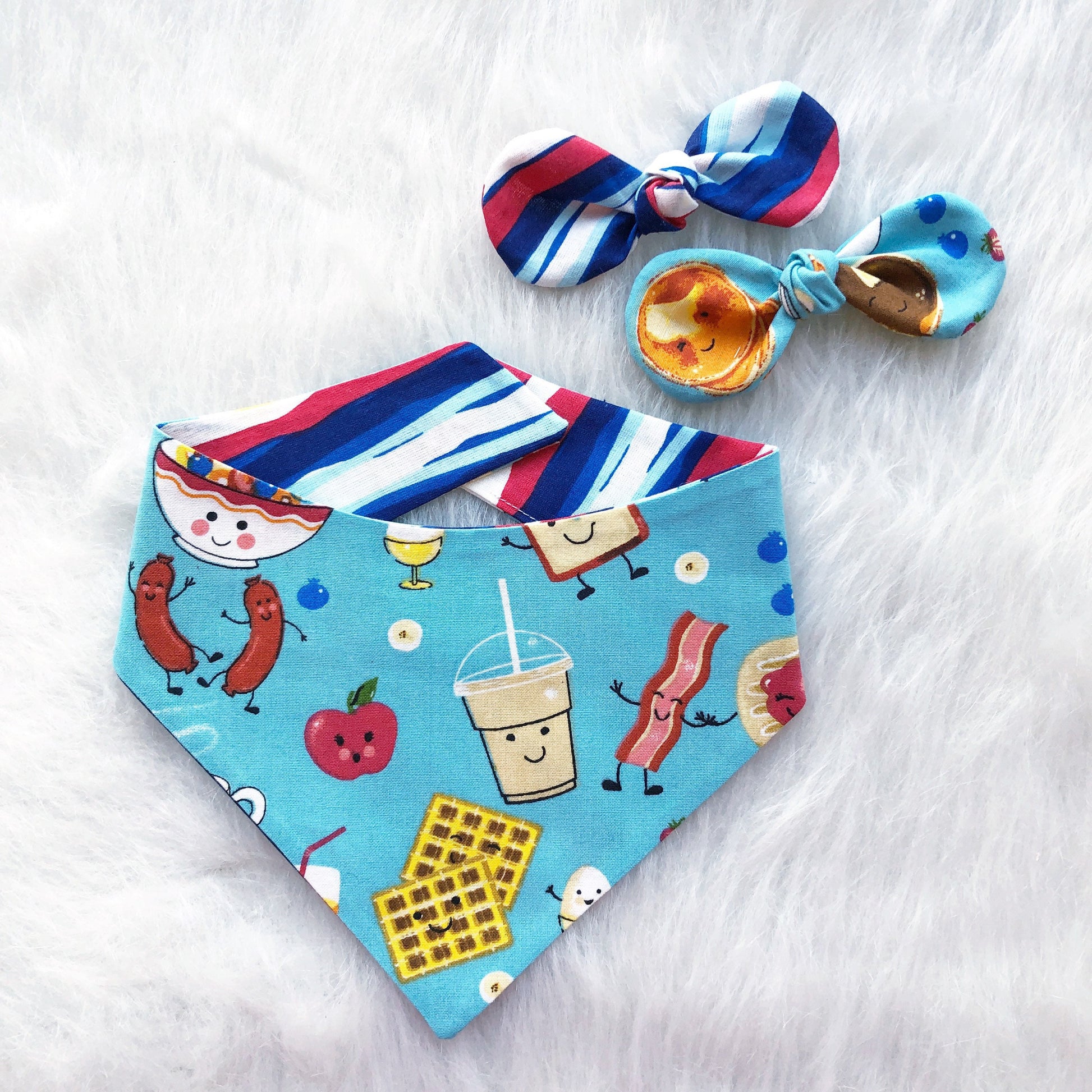 Breakfast Party Dog Bandana