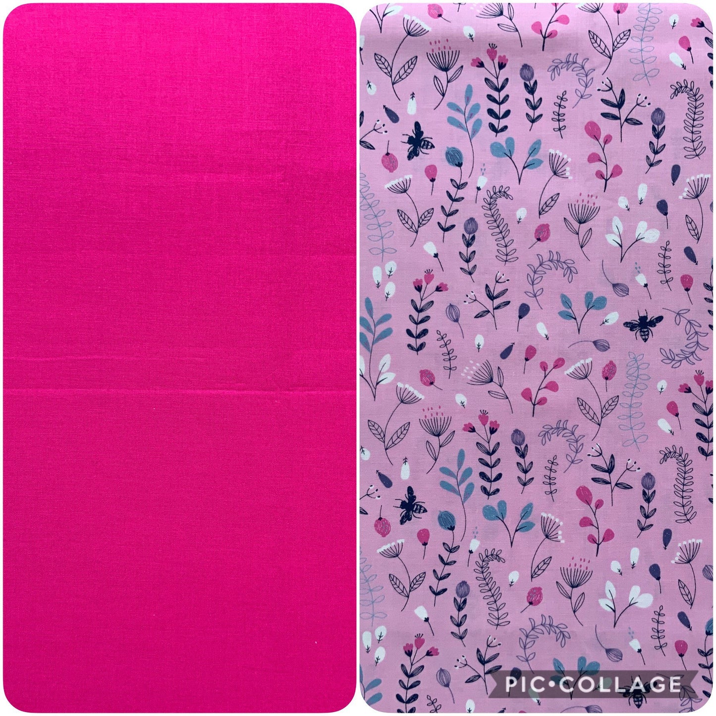 Pink Floral Dog Bandana