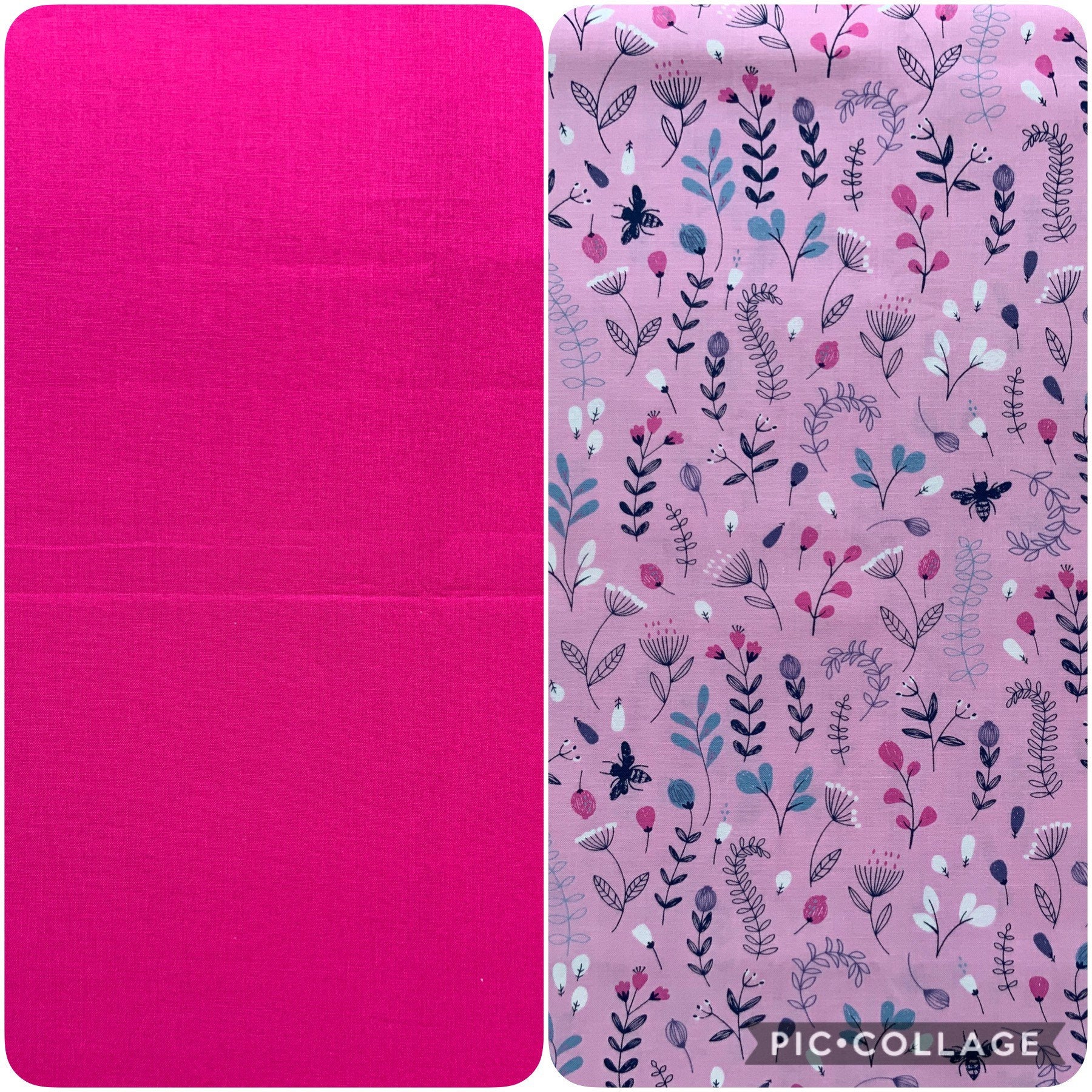 Pink Floral Dog Bandana