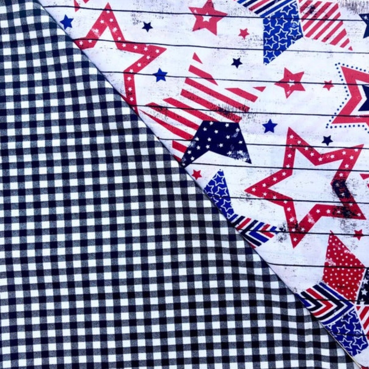 Patriotic American Flag Dog Bandana