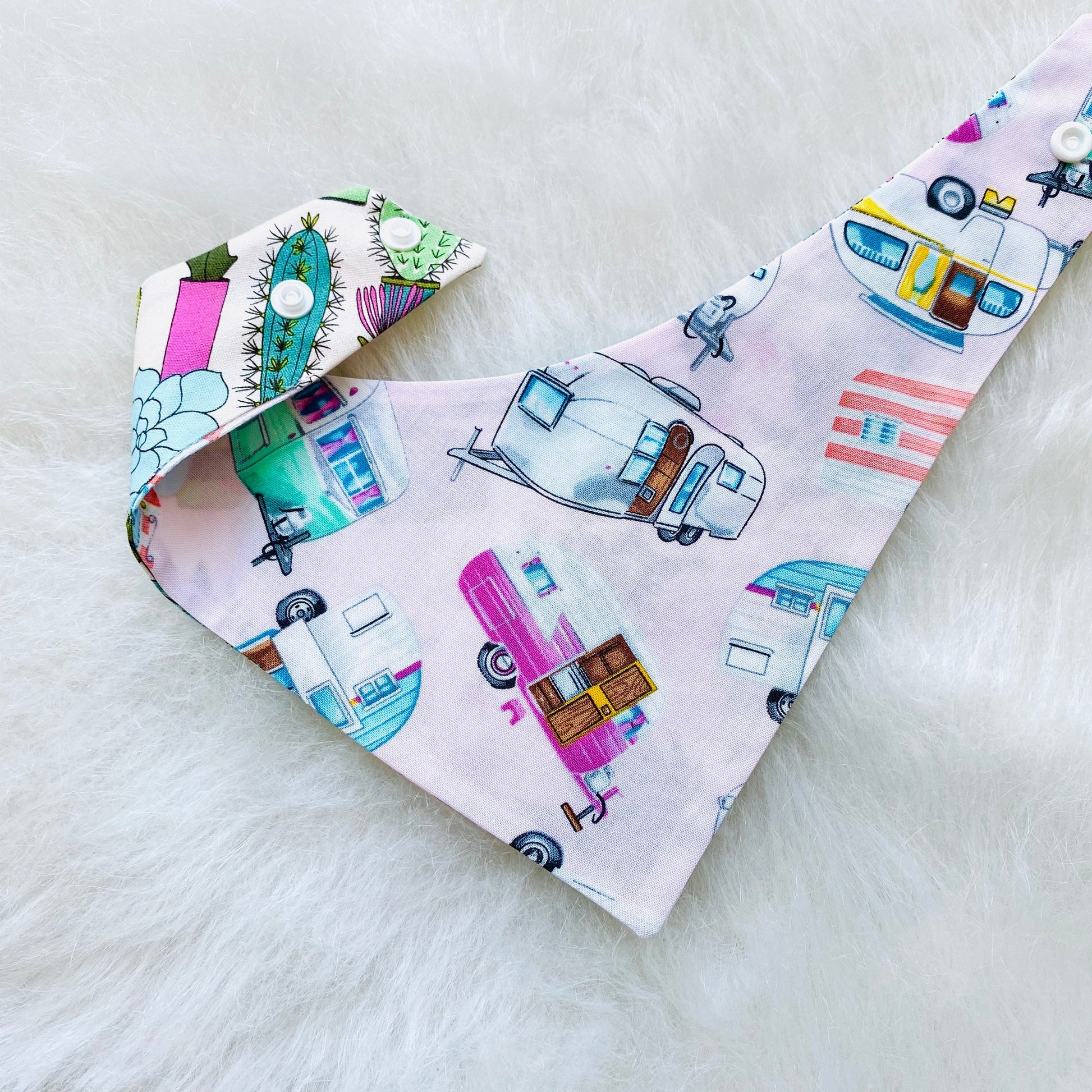RV and Cactus Dog Bandana