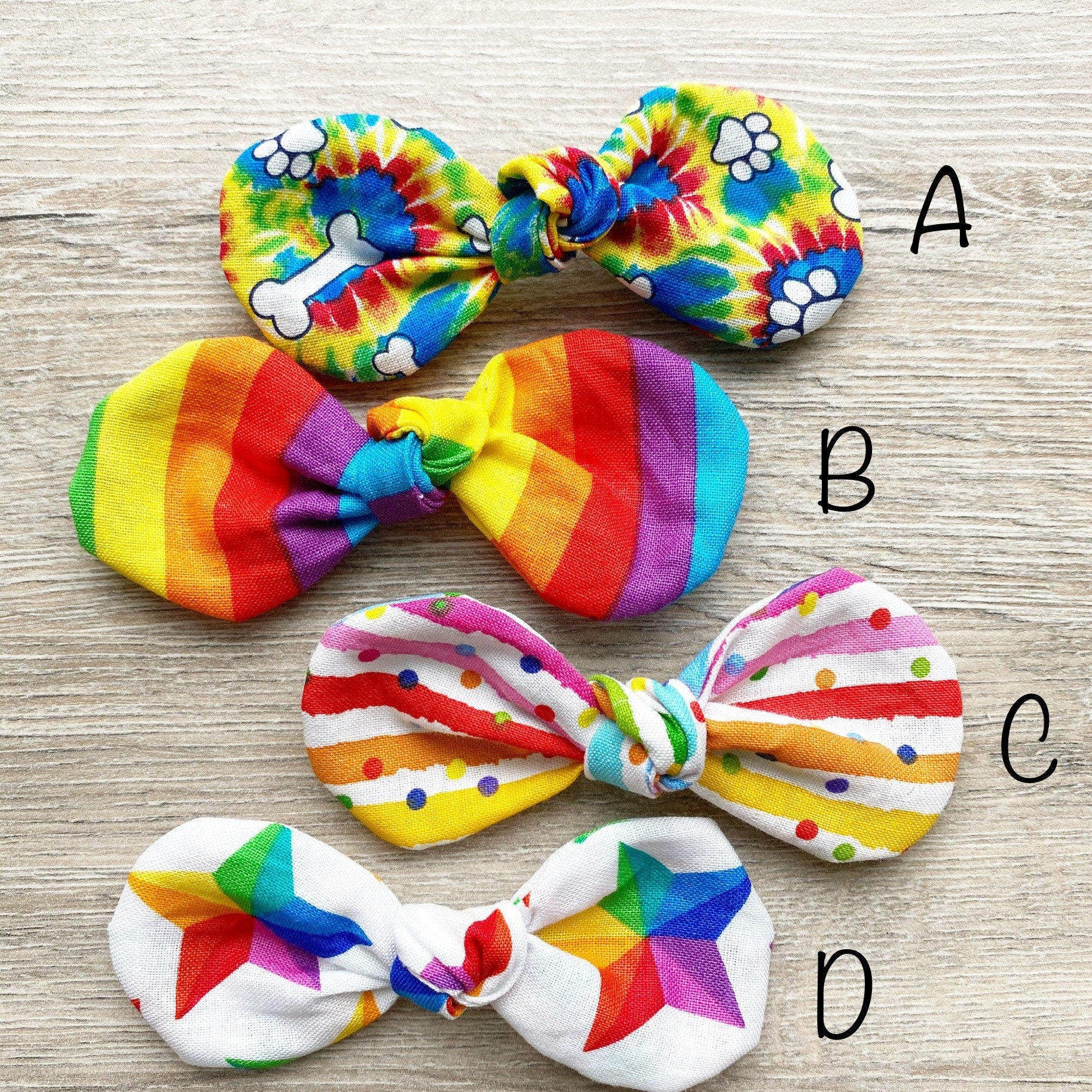 Pride Dog hair bows