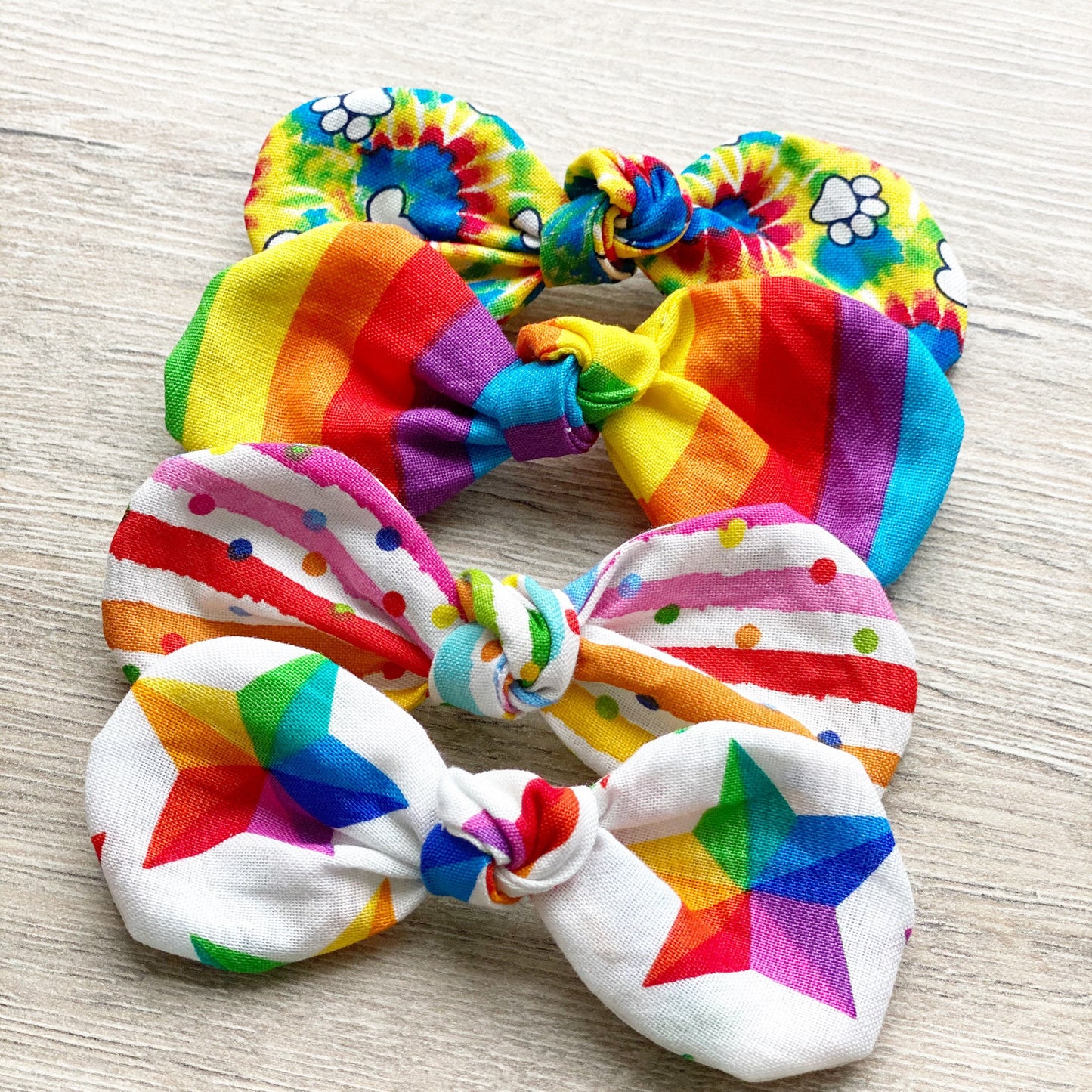 Pride Dog hair bows