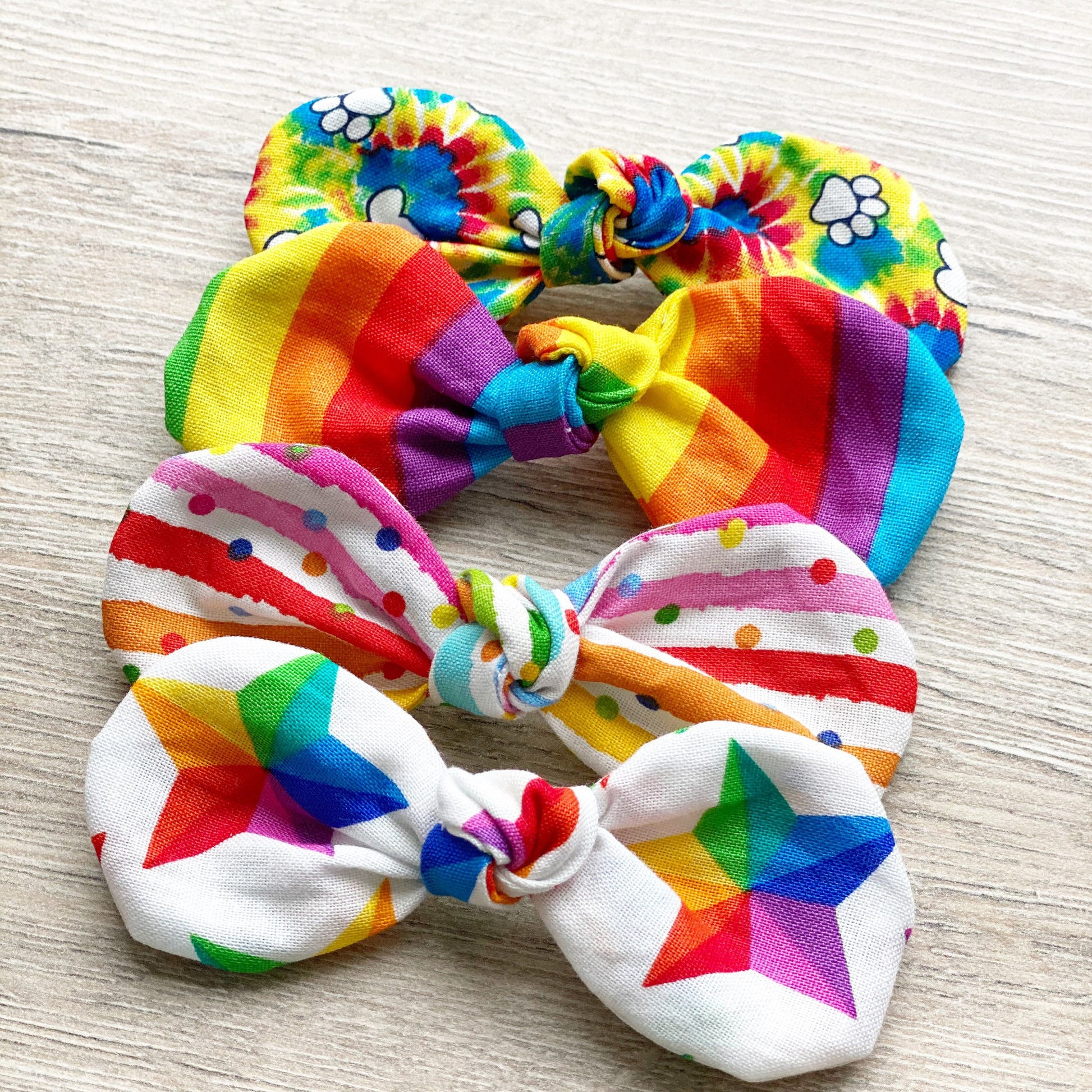Pride Dog hair bows