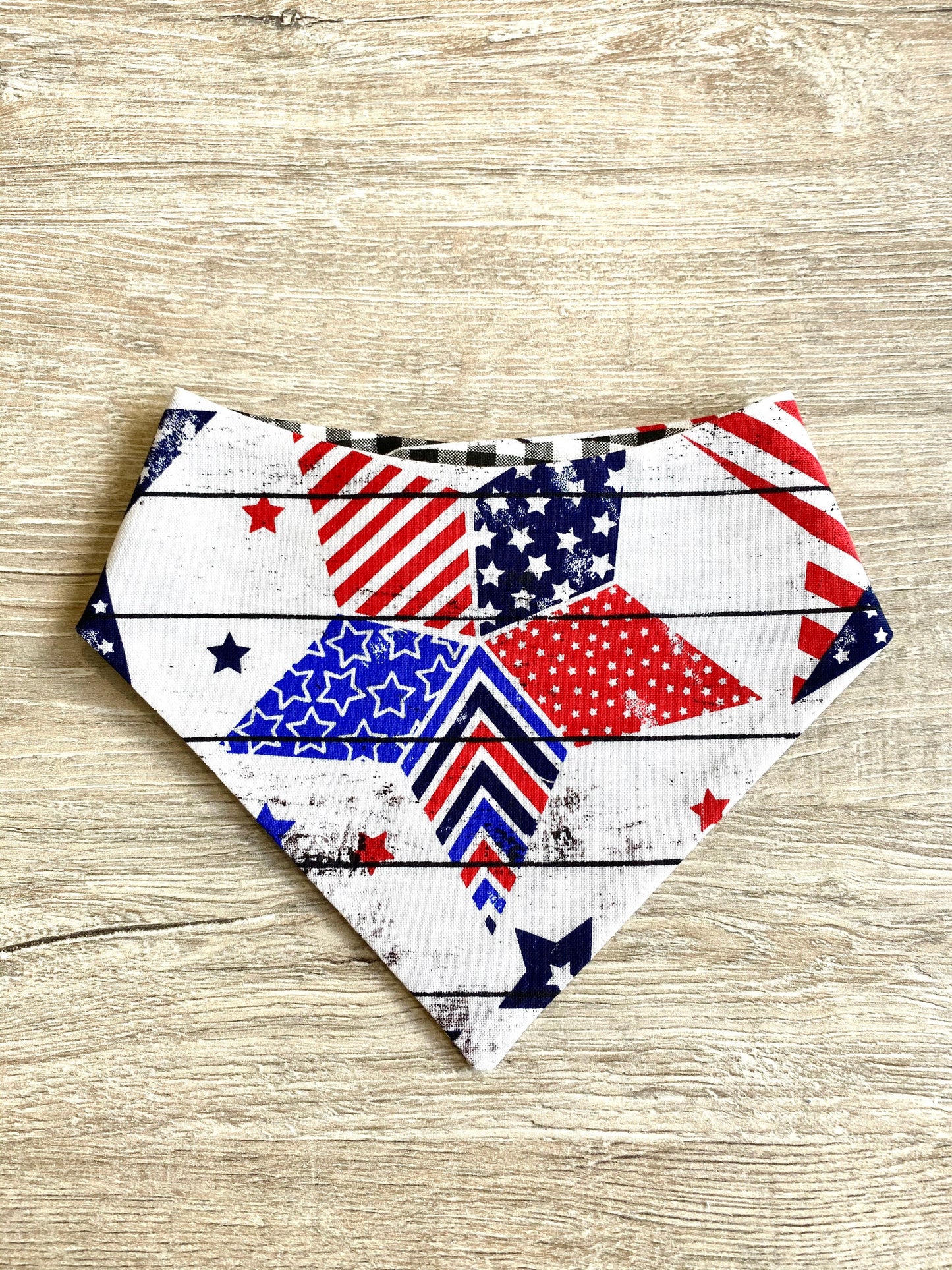 Patriotic American Flag Dog Bandana