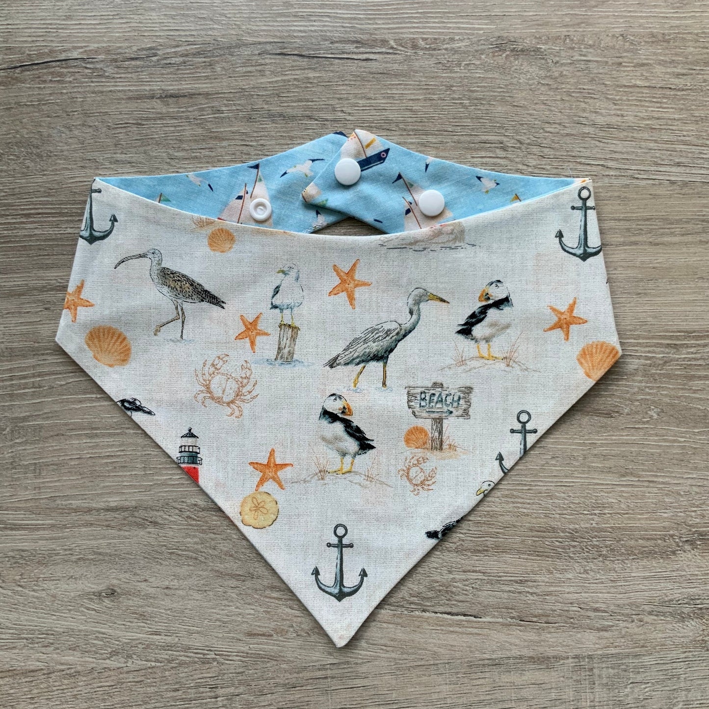 Sailor Lighthouse Dog Bandana