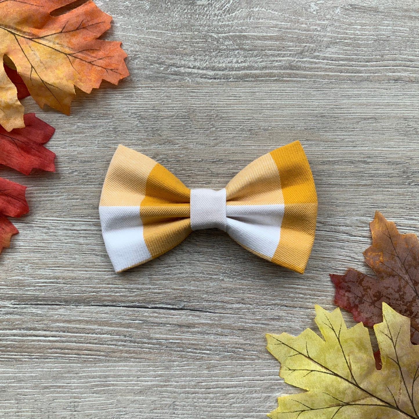 Autumn Dog Bowtie, Colorful Cotton Collar Bow Tie, Dog Fashion