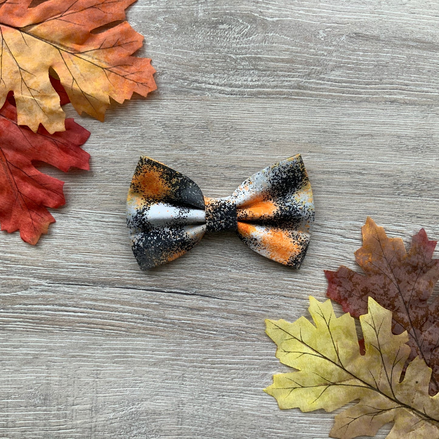 Autumn Dog Bowtie, Colorful Cotton Collar Bow Tie, Dog Fashion