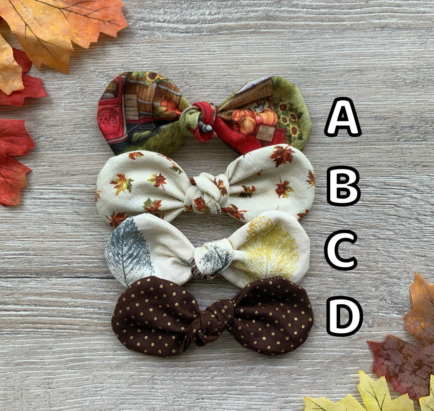 Autumn Dog hair bow