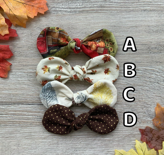 Autumn Dog hair bow