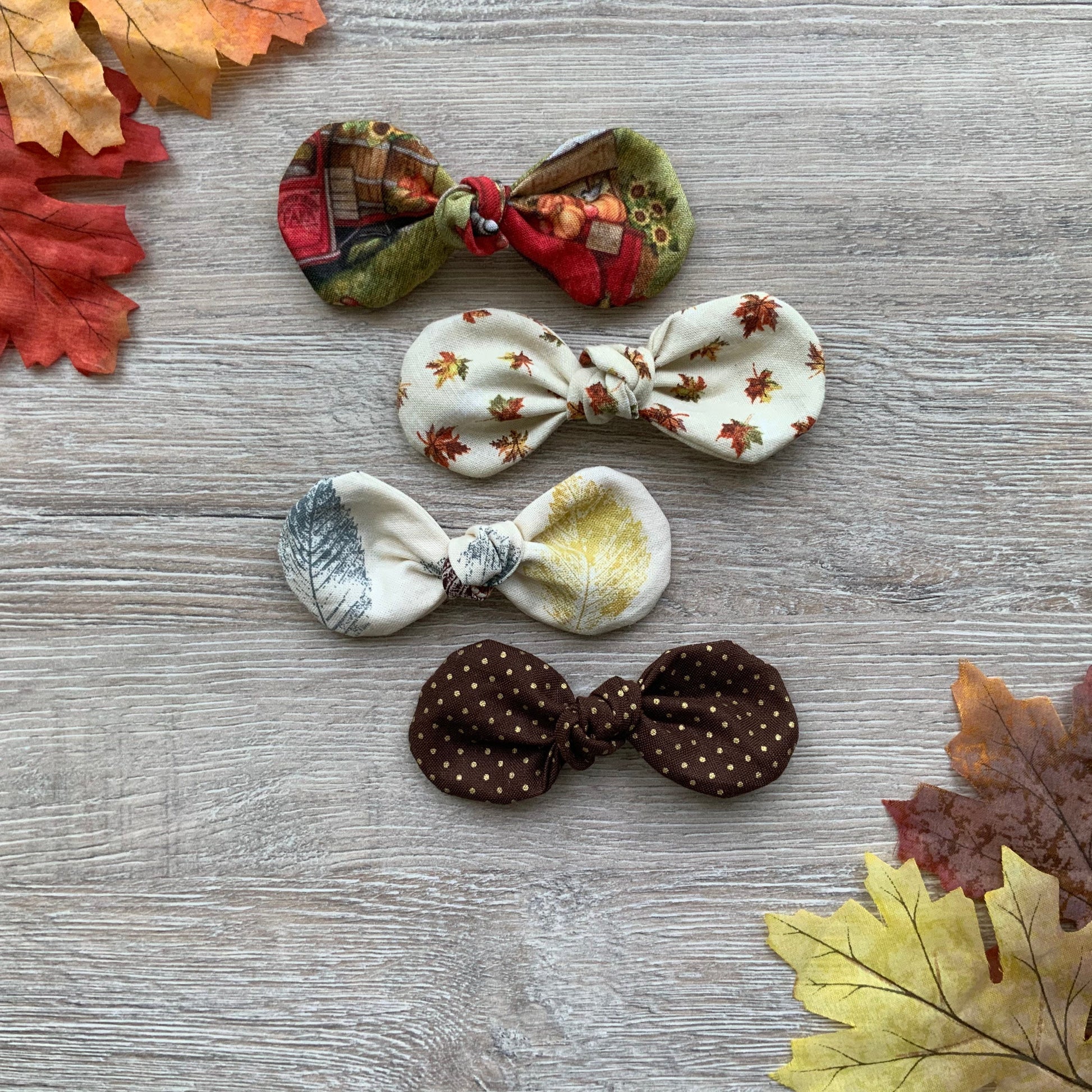 Autumn Dog hair bow