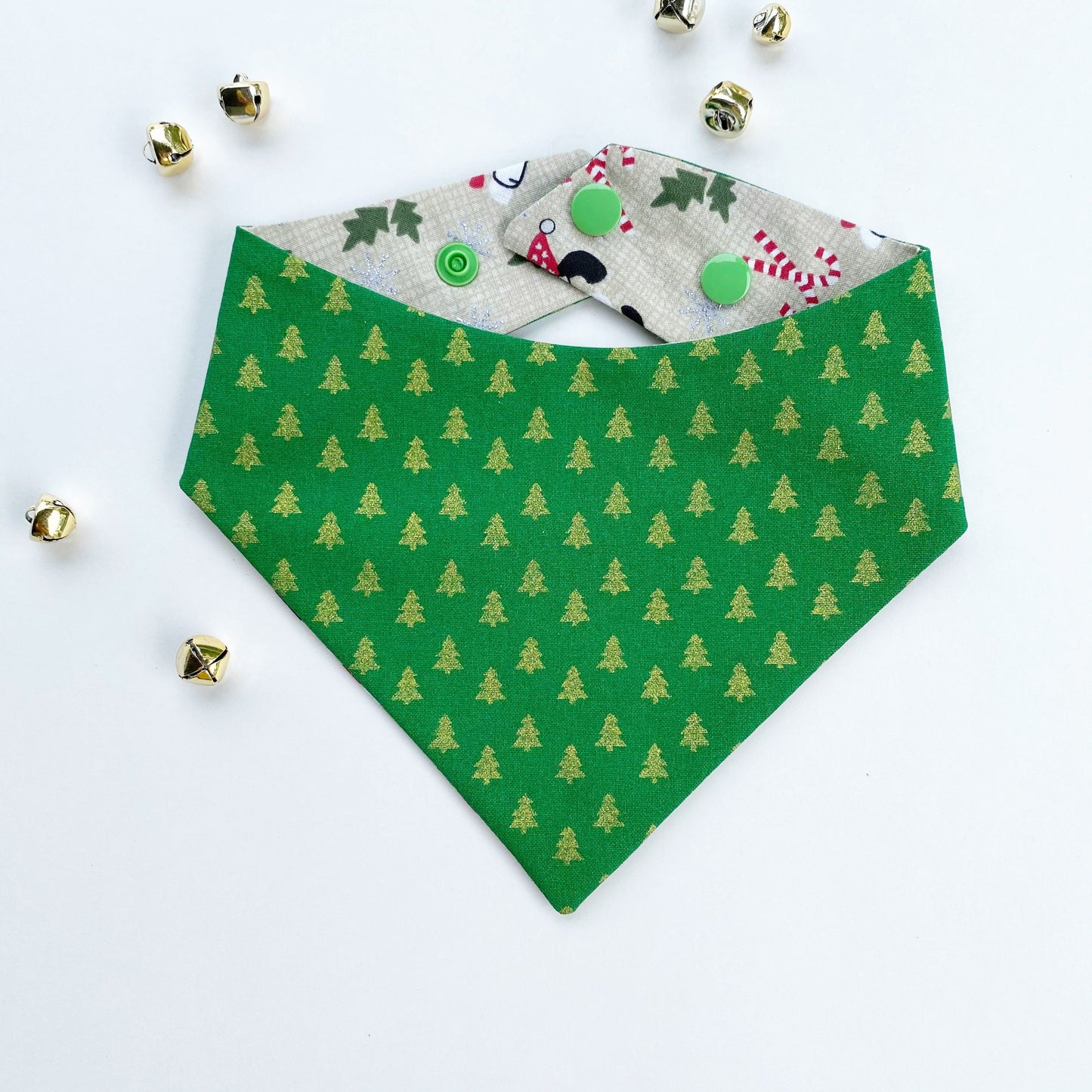 Christmas dog bandana, I woof you bandana