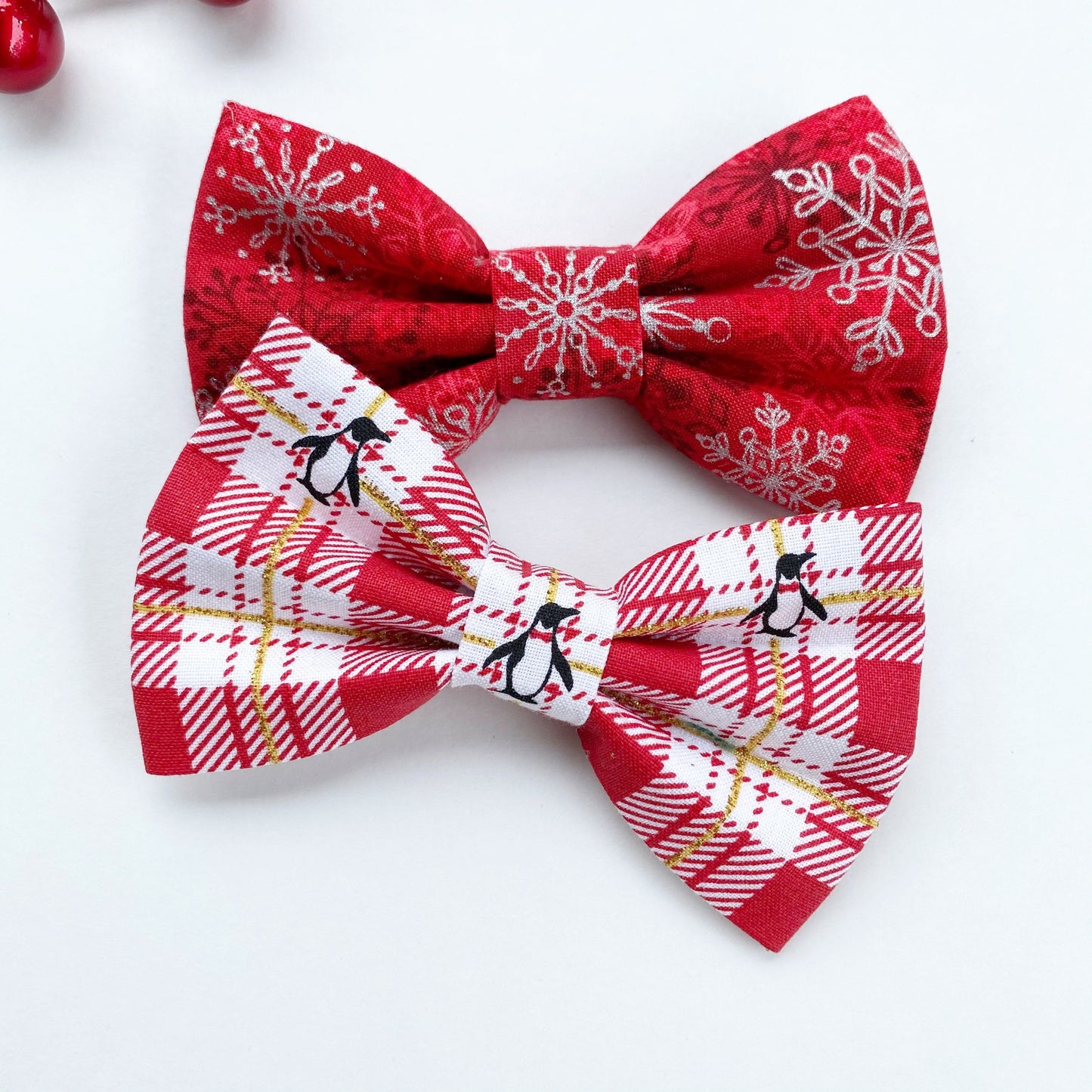 Christmas Dog bowties, Penguins Christmas light
