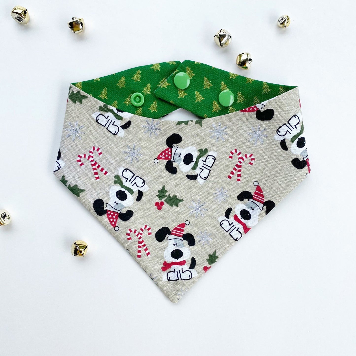 Christmas dog bandana, I woof you bandana