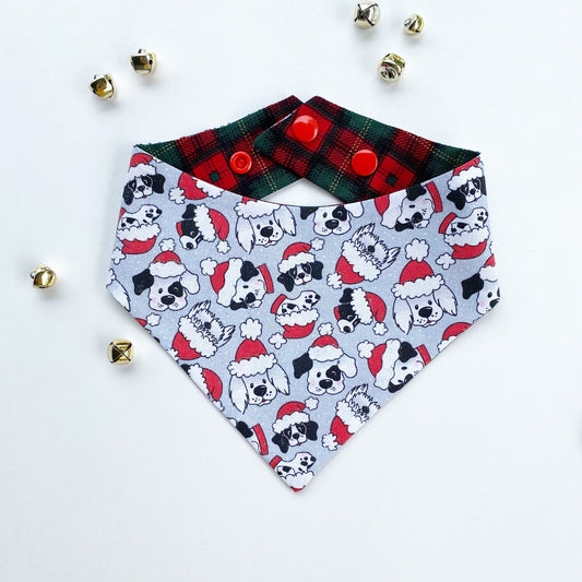 Christmas dog bandana, Xmas doggies