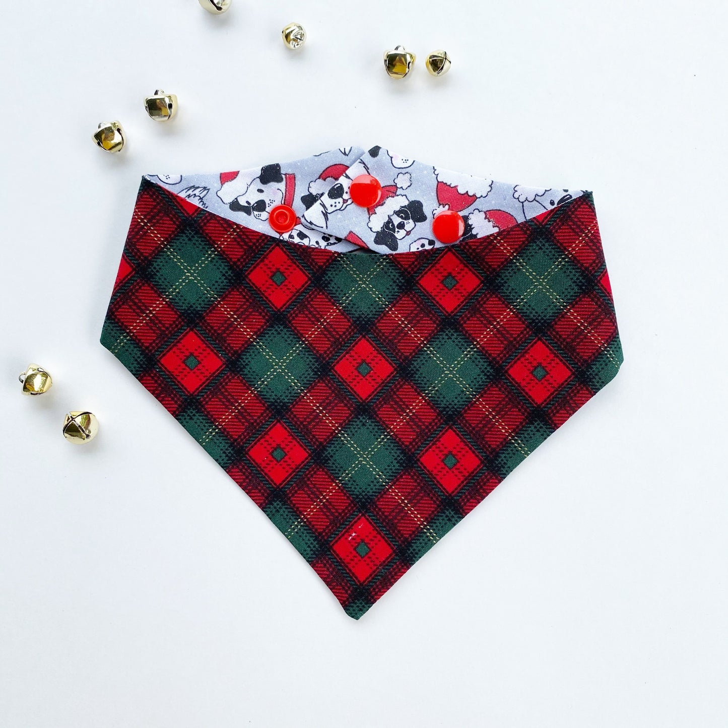 Christmas dog bandana, Xmas doggies