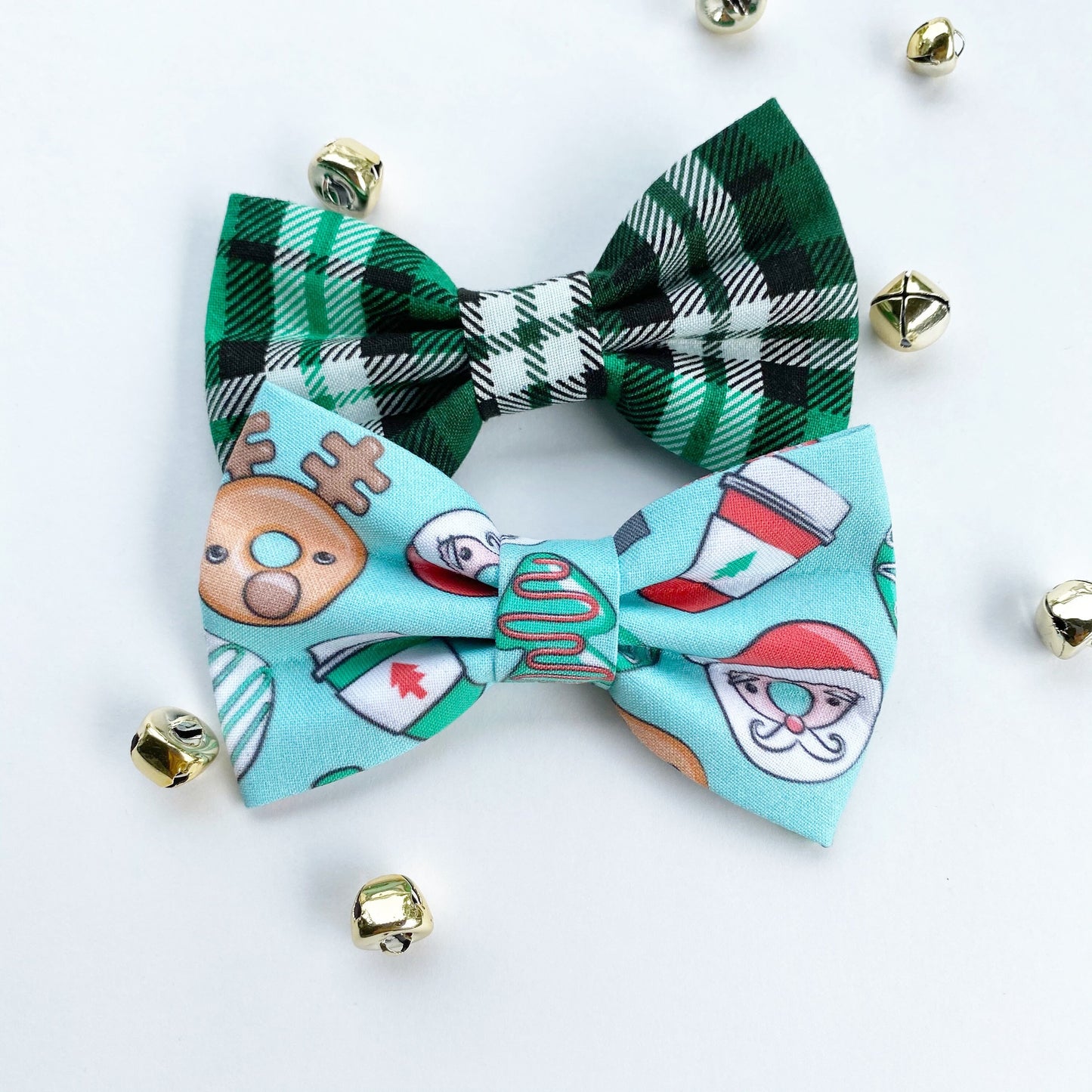 Christmas Dog Bowtie, Holiday Dog Collar Accessory