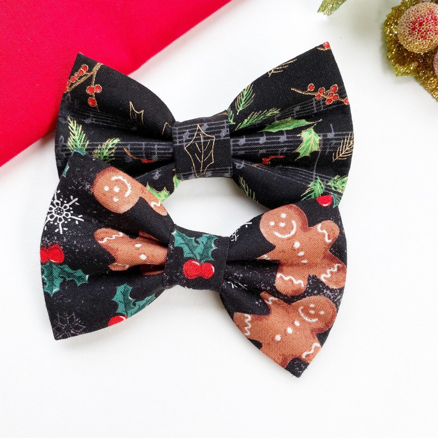Christmas Dog bowties Snoopy and Christmas light
