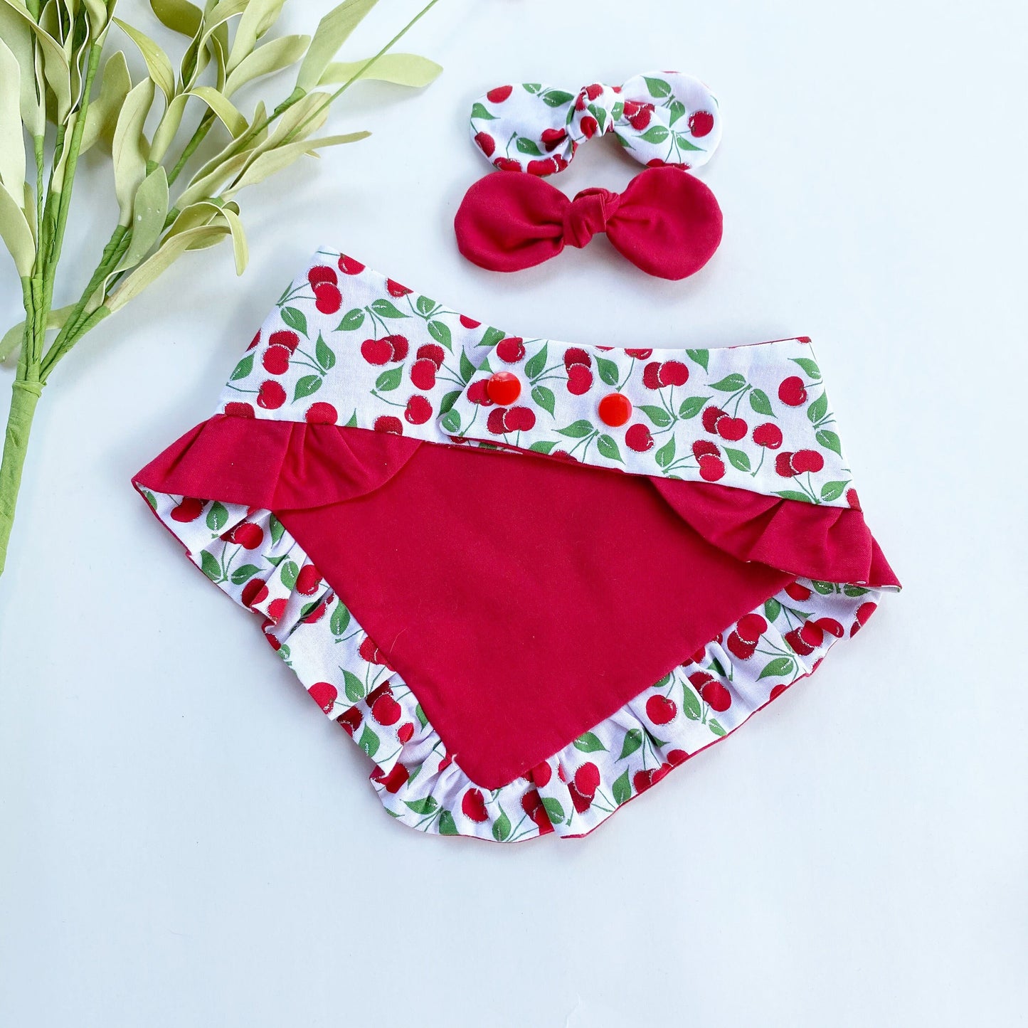 Red Cherry Dog Bandana
