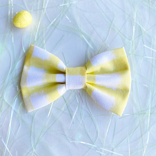 Easter dog bowtie, Yellow Plaid Bow, pet accessories, dog bow, dog accessories, dog collar, pet bow tie, Sailor Bow, Seasonal bowties