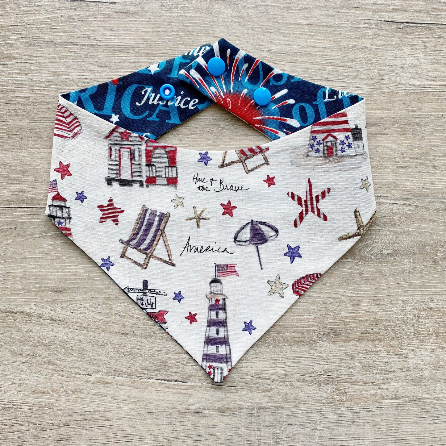 Independence Lighthouse Dog Bandana