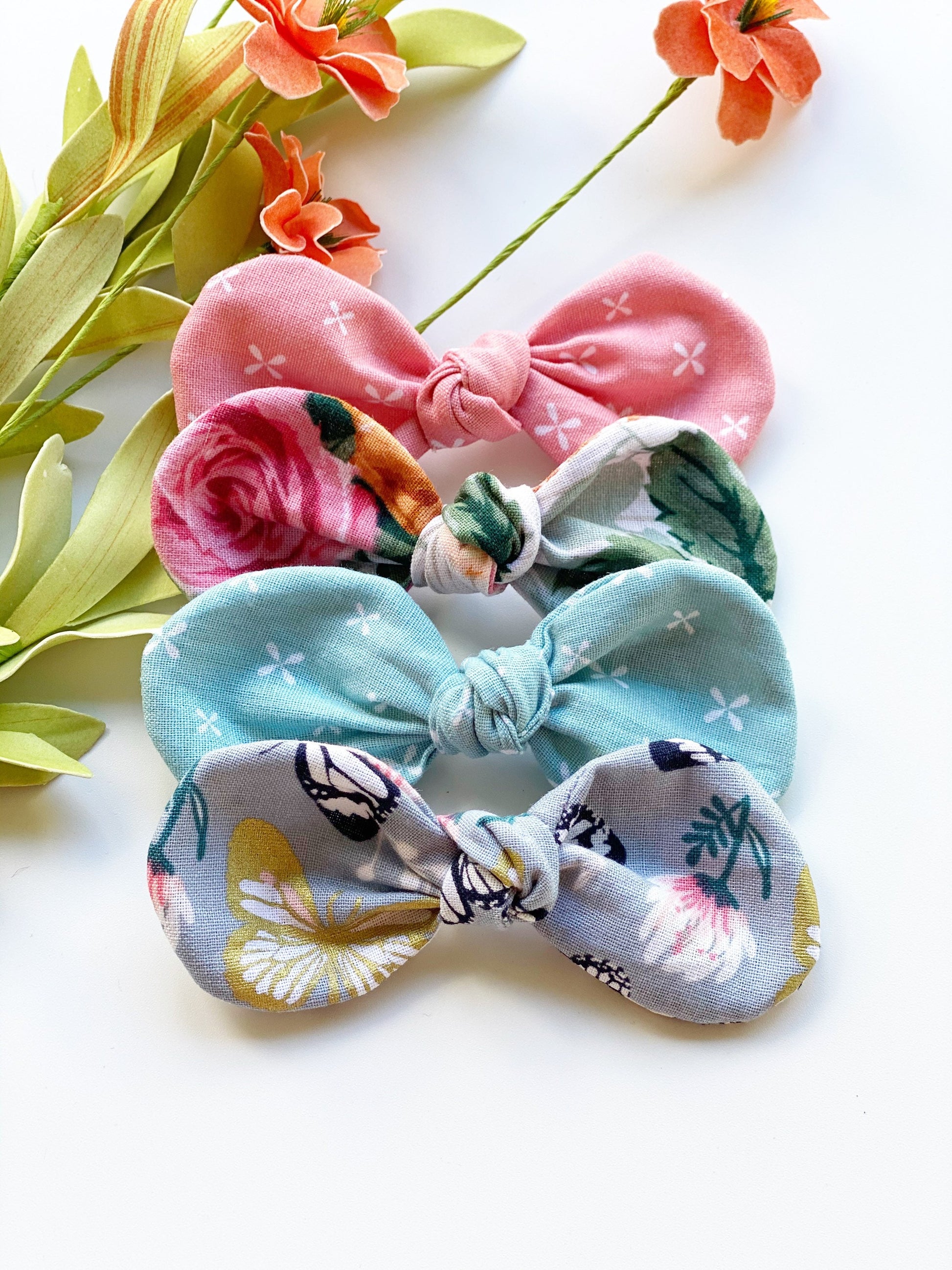 New! Spring Garden Dog hair bow, girl dog bow, hair clip for dogs, alligator clip, french barrette, Dog accessories, dog hair bows with clip