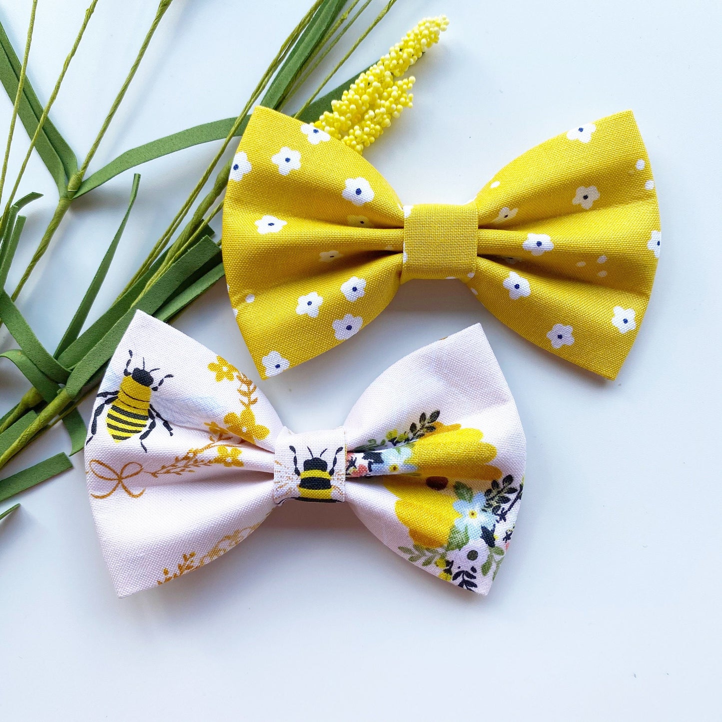 New! Spring Garden Dog Bowtie, pet accessories, bow ties, spring dog accessories, dog collar, pet bow tie