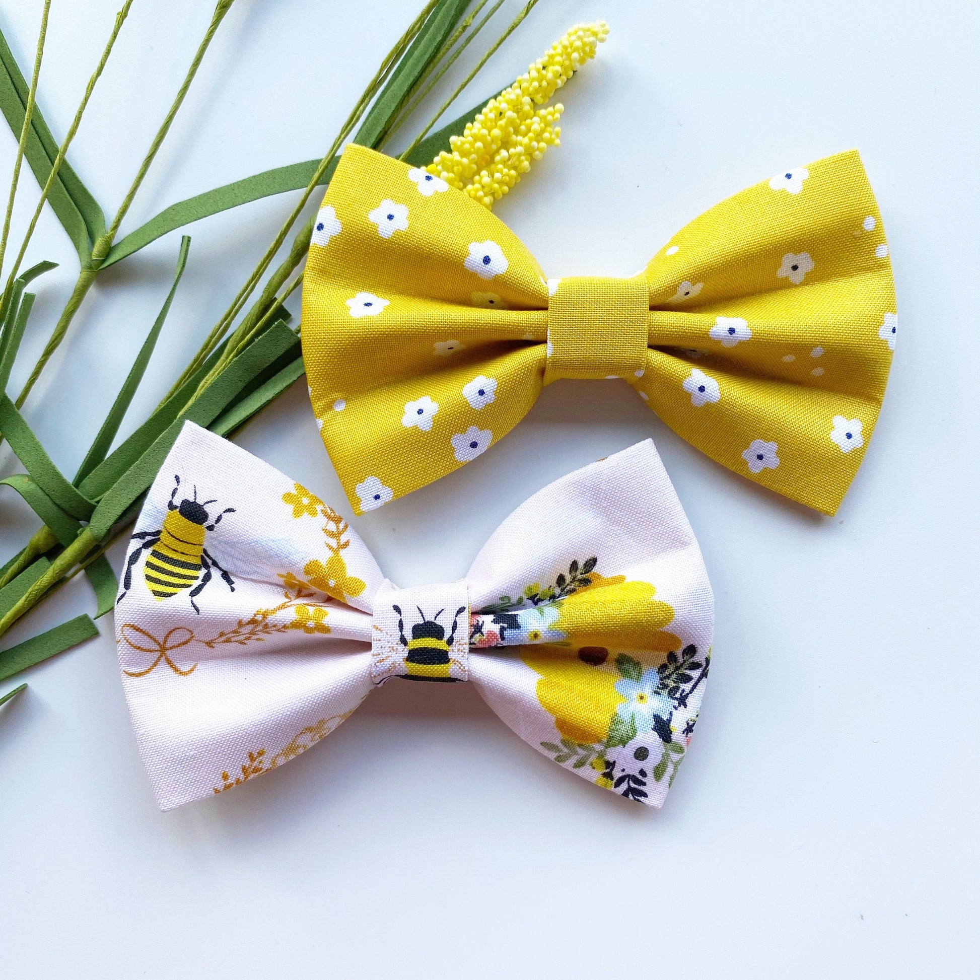 New! Spring Garden Dog Bowtie, pet accessories, bow ties, spring dog accessories, dog collar, pet bow tie