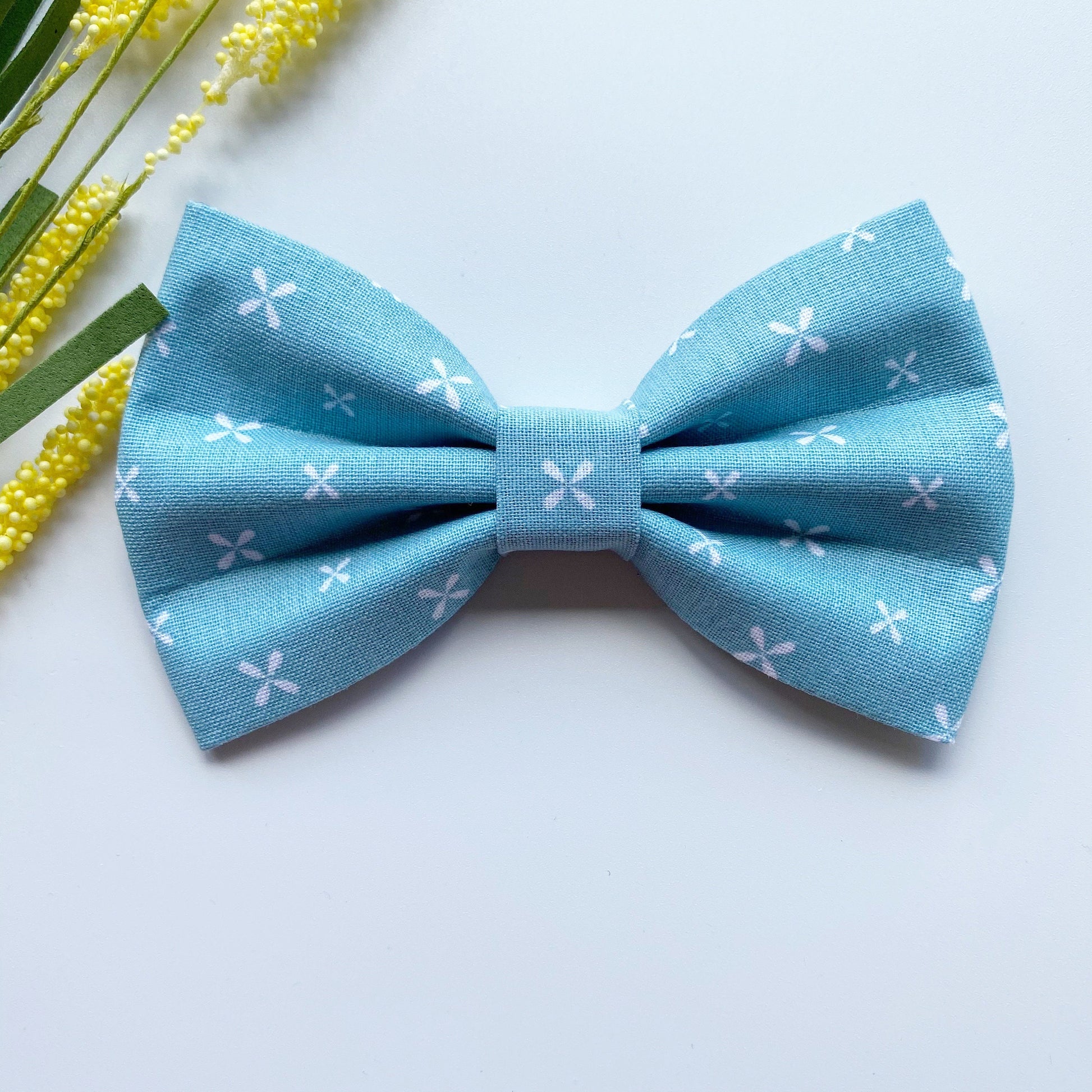 Butterfly Dog Bowtie, Spring Garden Pet Collar Accessory