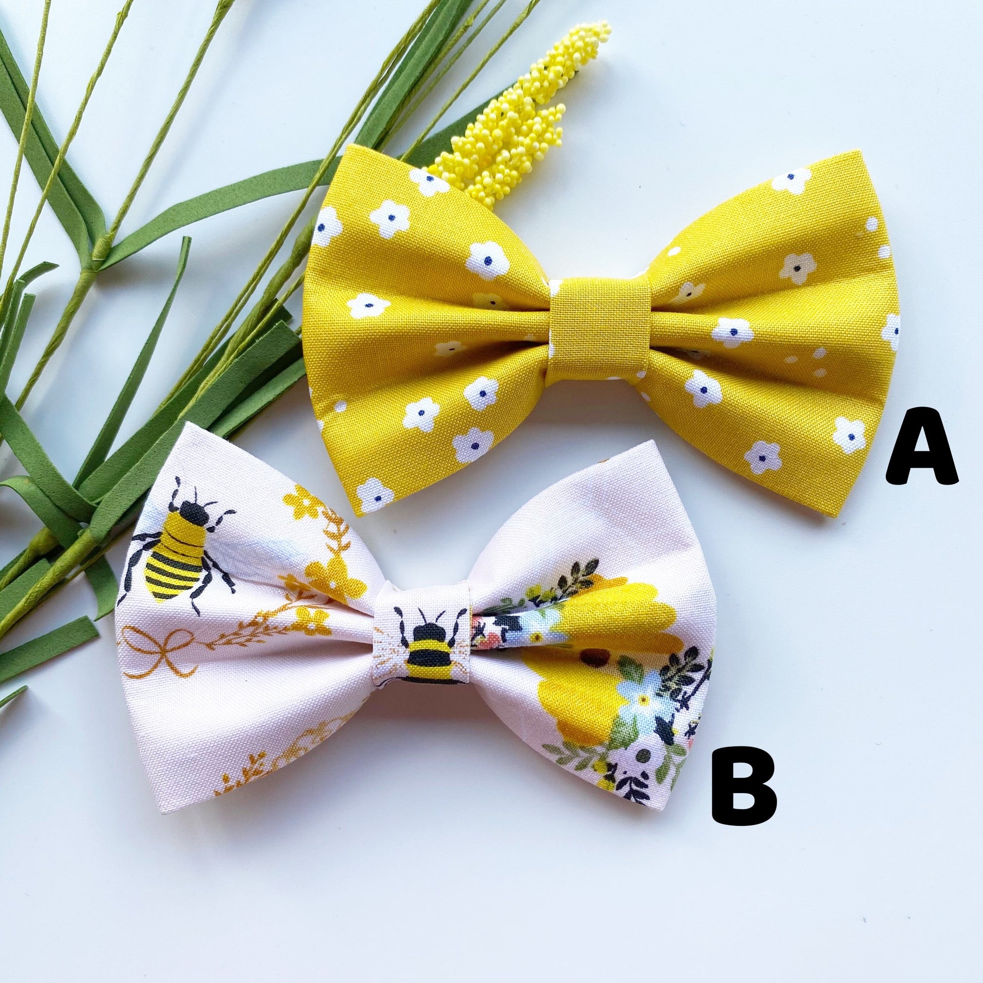 New! Spring Garden Dog Bowtie, pet accessories, bow ties, spring dog accessories, dog collar, pet bow tie