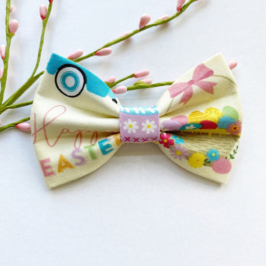 Easter Dog Bowtie, Farm Truck, Pet Collar Accessory