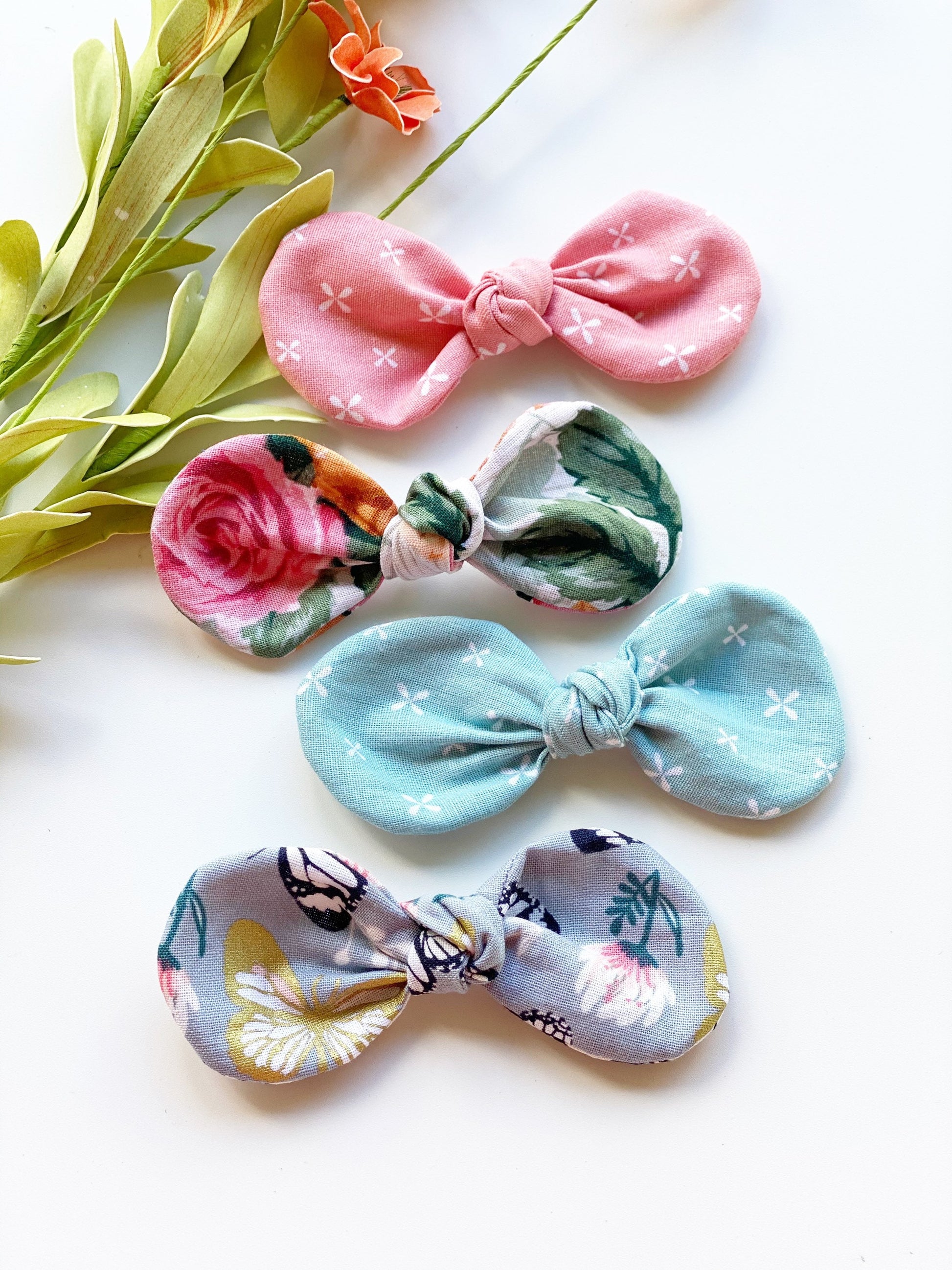 New! Spring Garden Dog hair bow, girl dog bow, hair clip for dogs, alligator clip, french barrette, Dog accessories, dog hair bows with clip