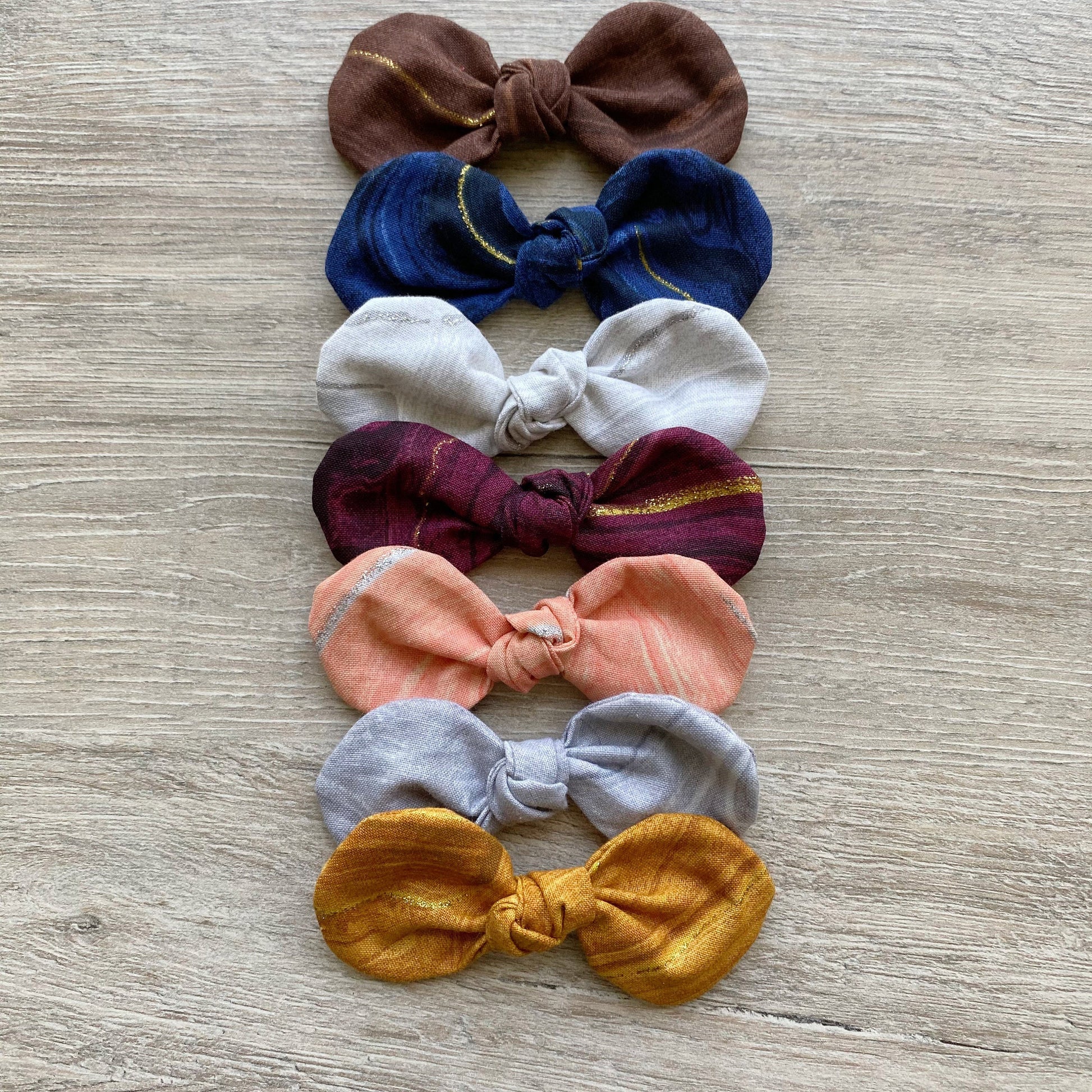 Cotton Dog Bow with Clip, Handmade Pet Accessory