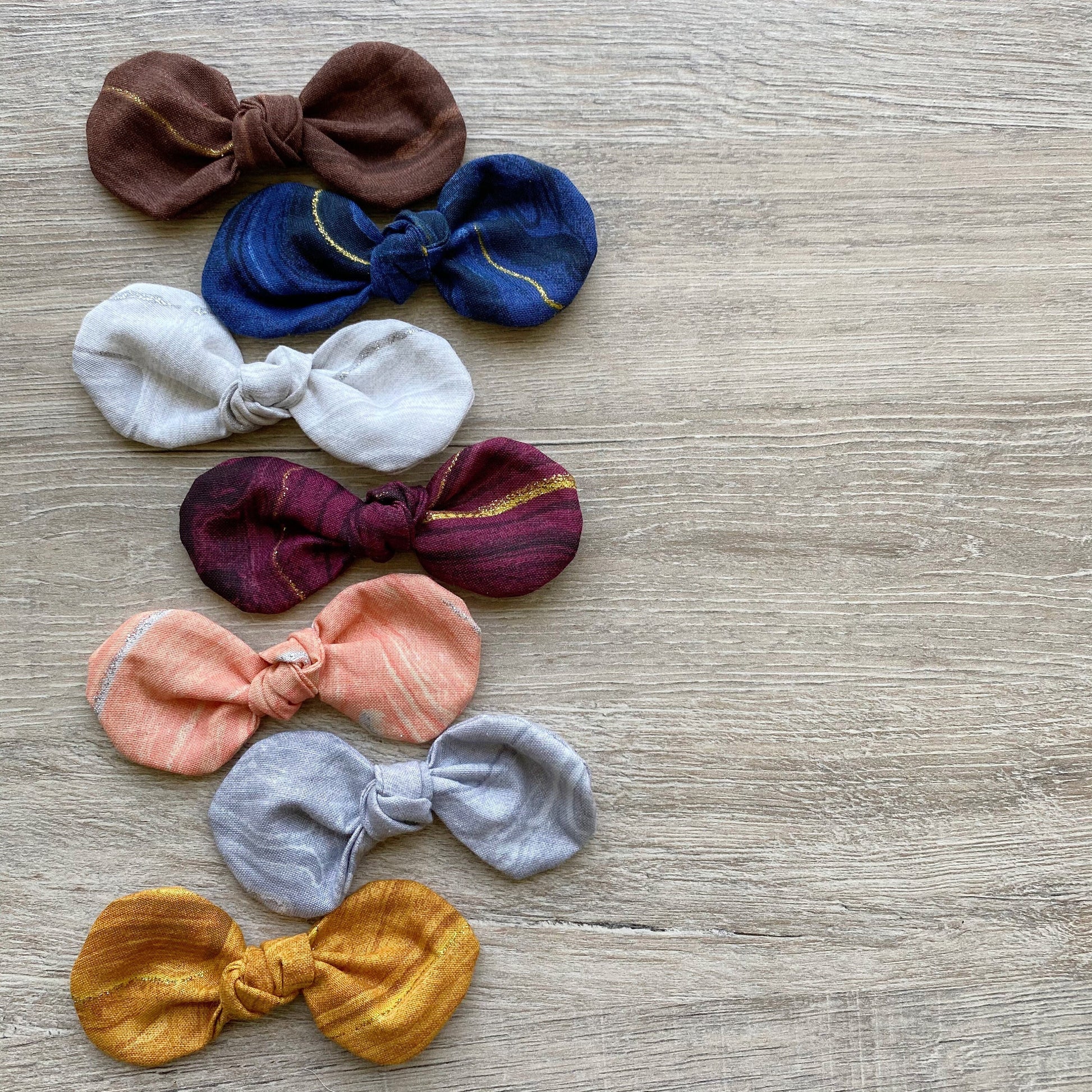 Cotton Dog Bow with Clip, Handmade Pet Accessory