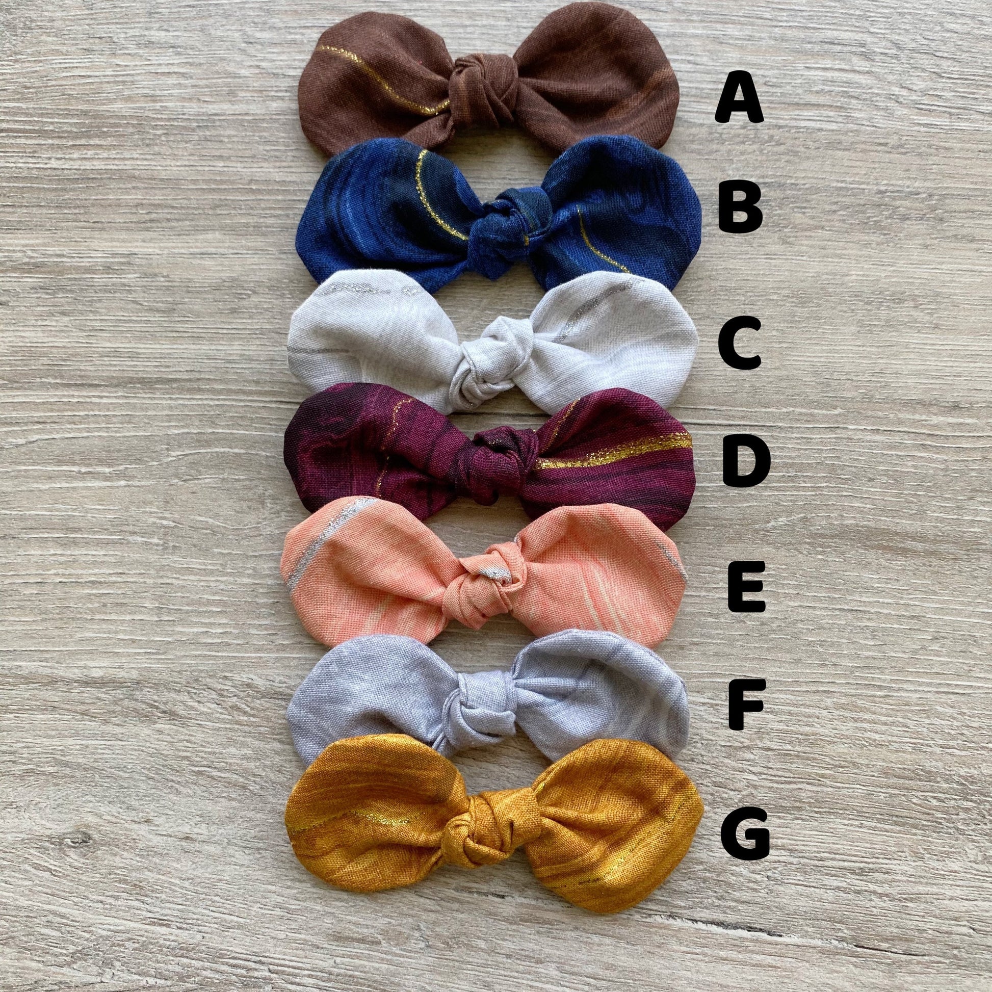 Cotton Dog Bow with Clip, Handmade Pet Accessory