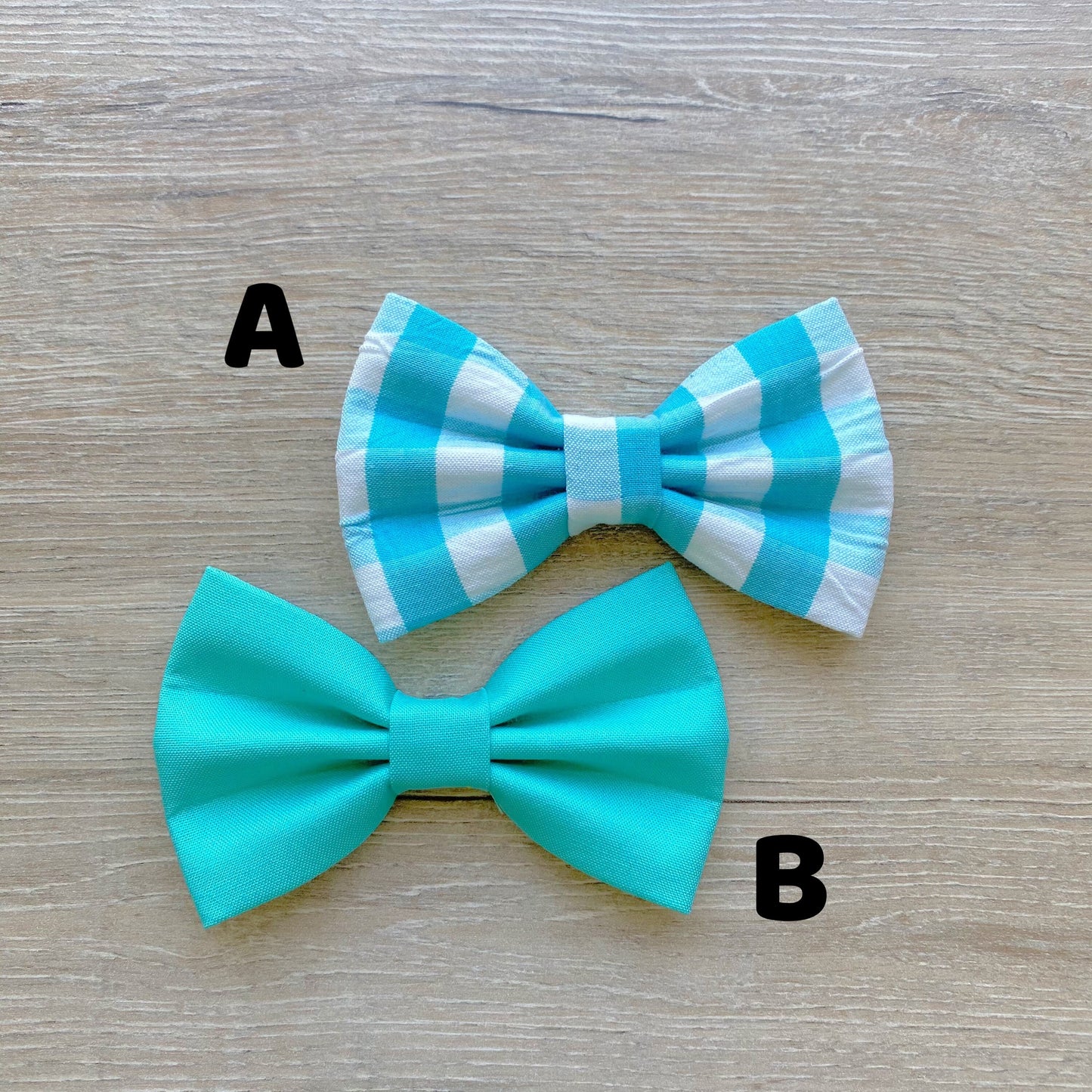 New! Blue Gingham Dog Bowtie, pet accessories, bow ties, spring dog accessories, dog collar, pet bow tie