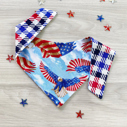 4th of July Dog Bandana American Eagle