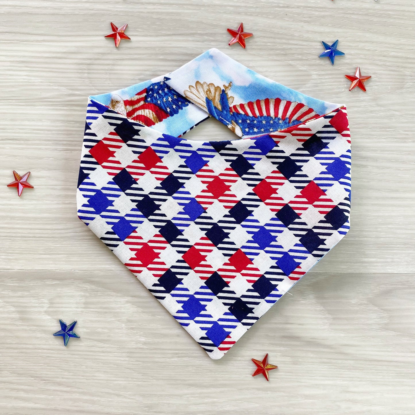 4th of July Dog Bandana American Eagle