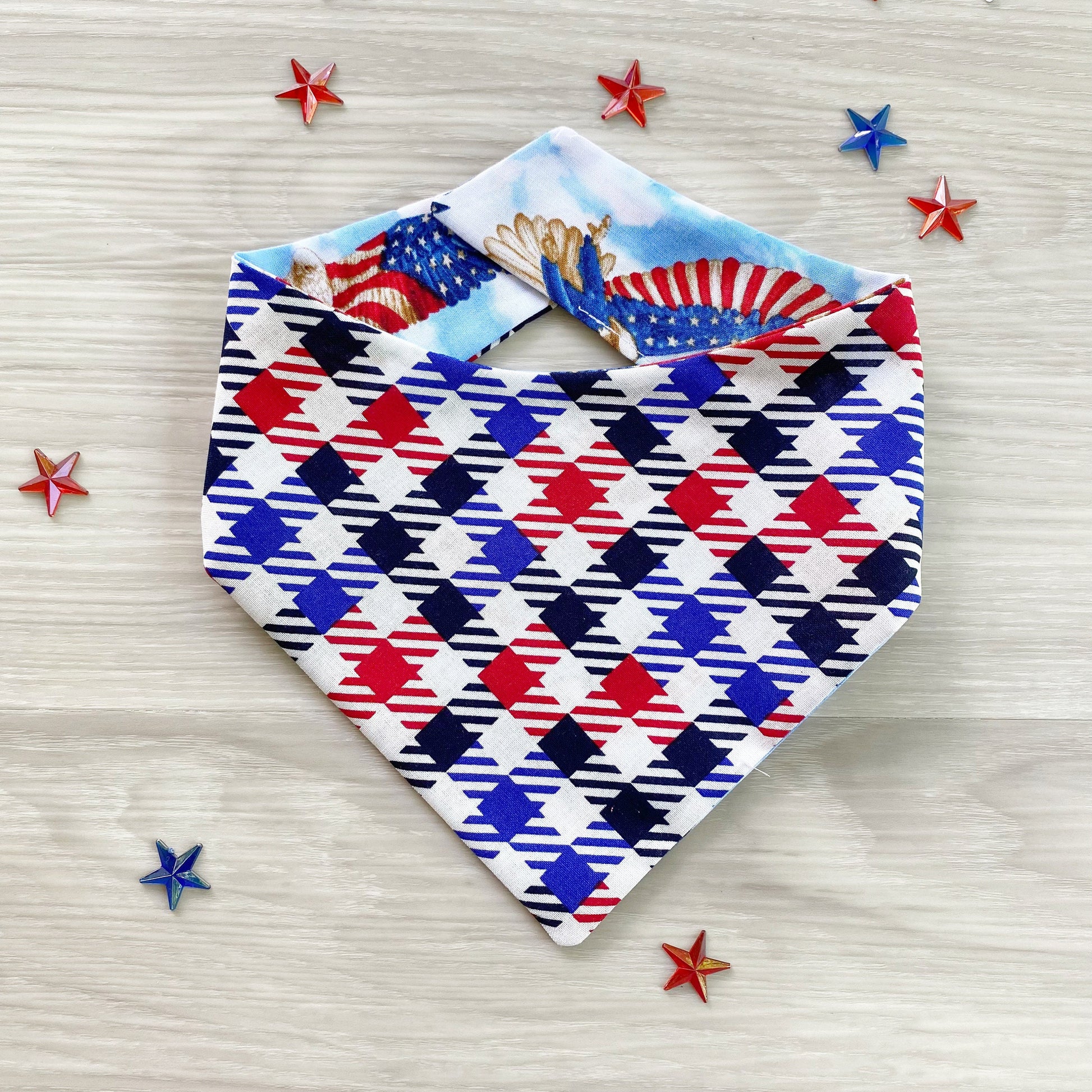 4th of July Dog Bandana American Eagle